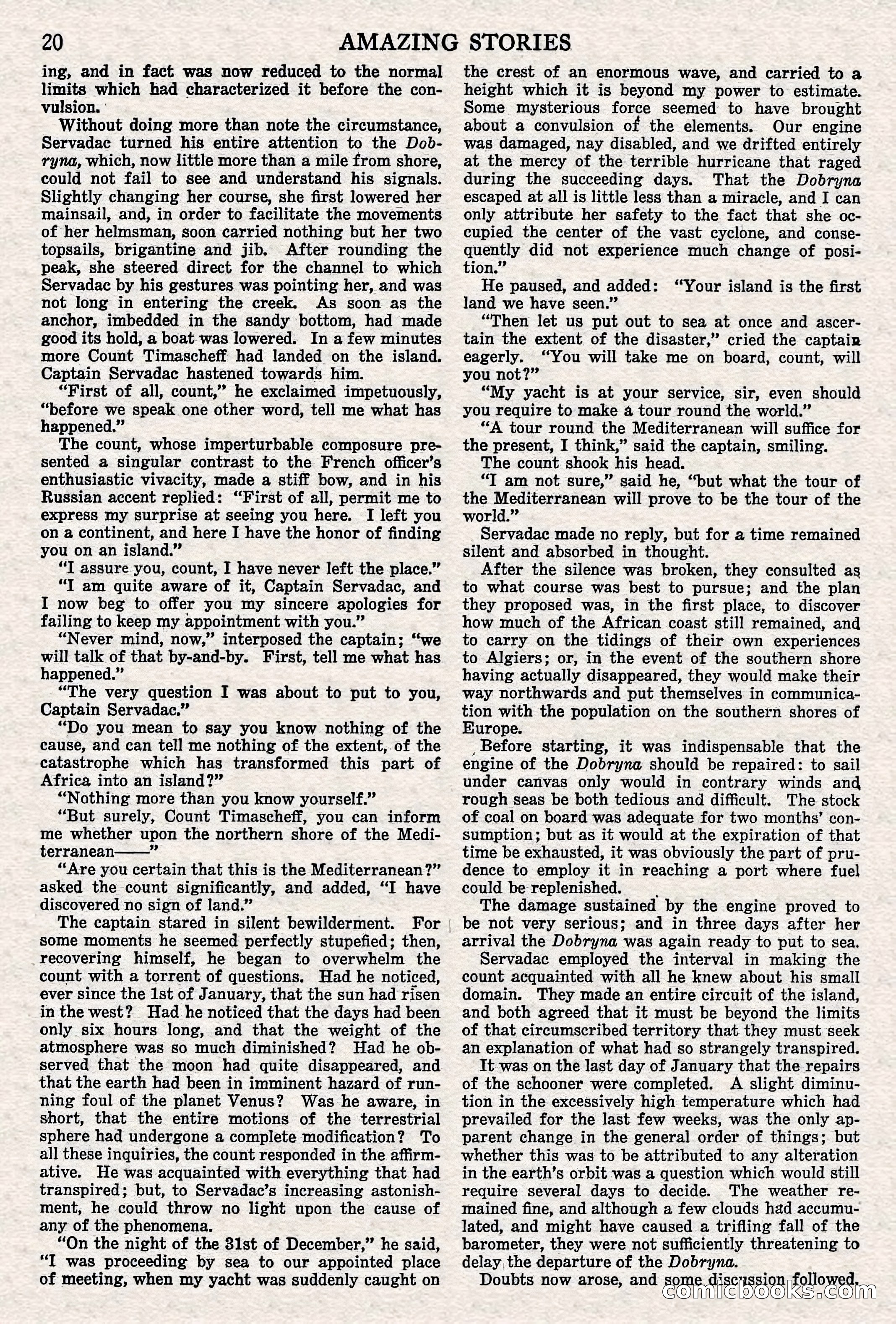 Off on a Comet by Jules Verne — page 17 of 98