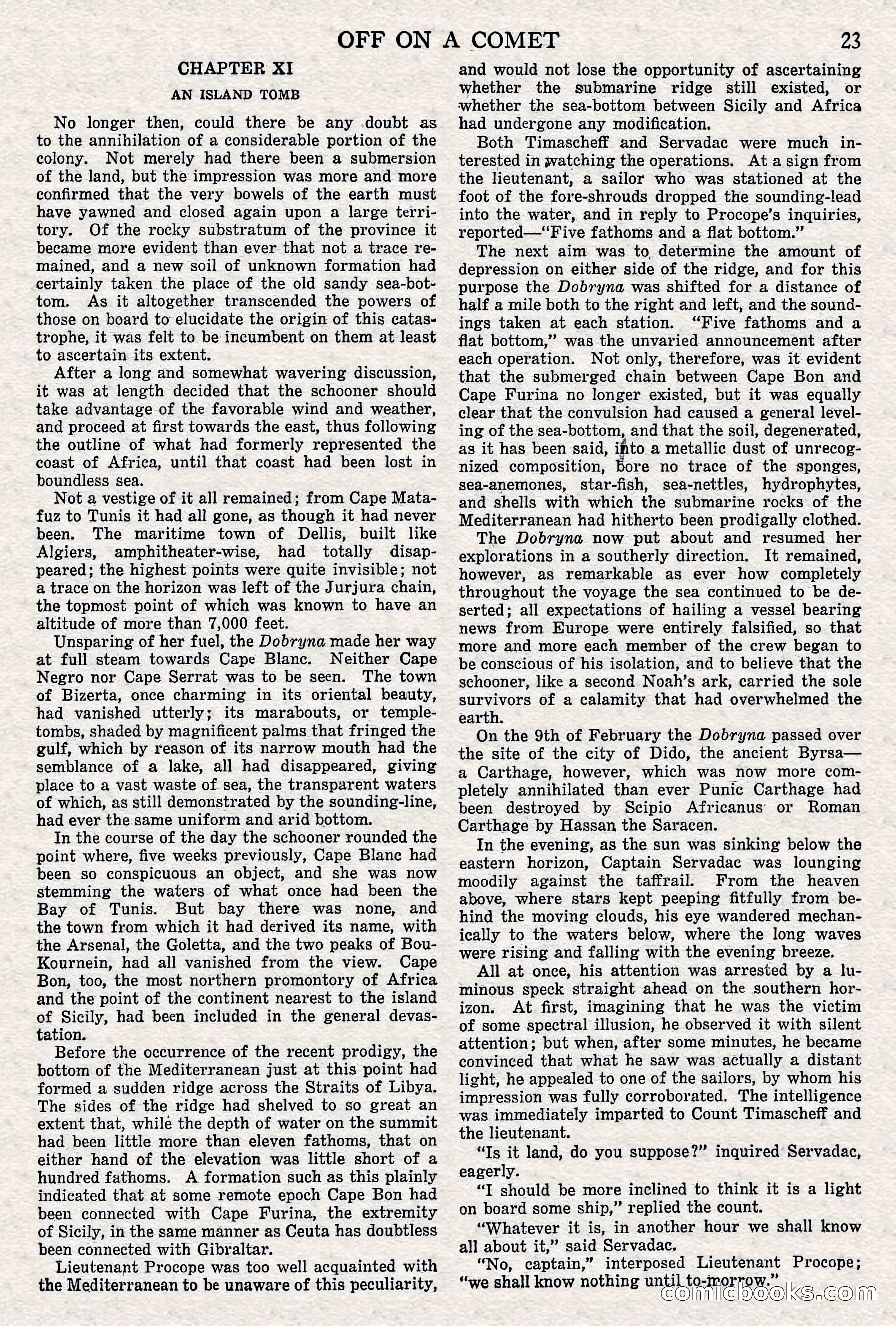 Off on a Comet by Jules Verne — page 20 of 98