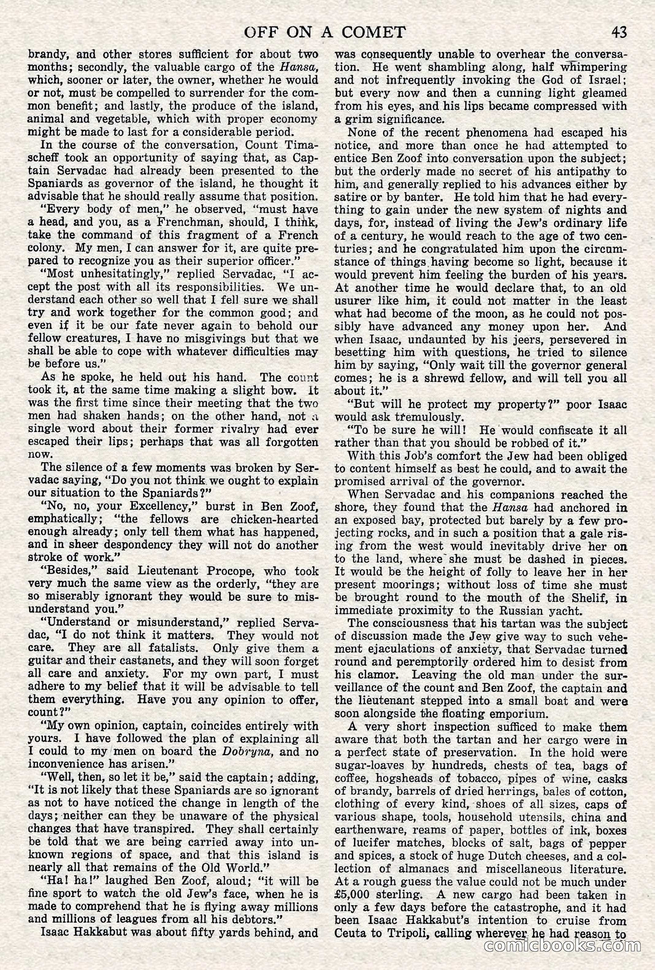 Off on a Comet by Jules Verne — page 40 of 98