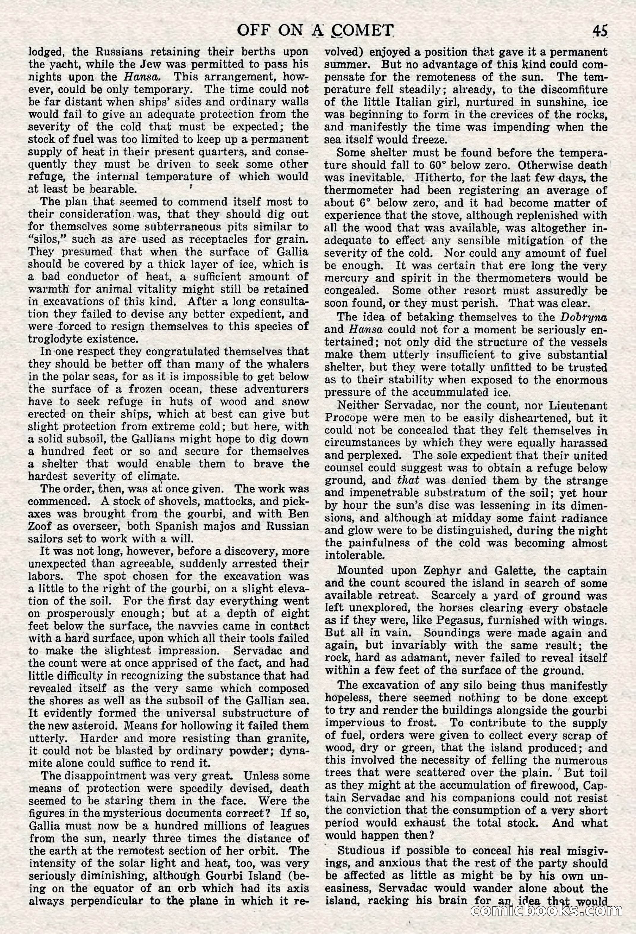 Off on a Comet by Jules Verne — page 42 of 98