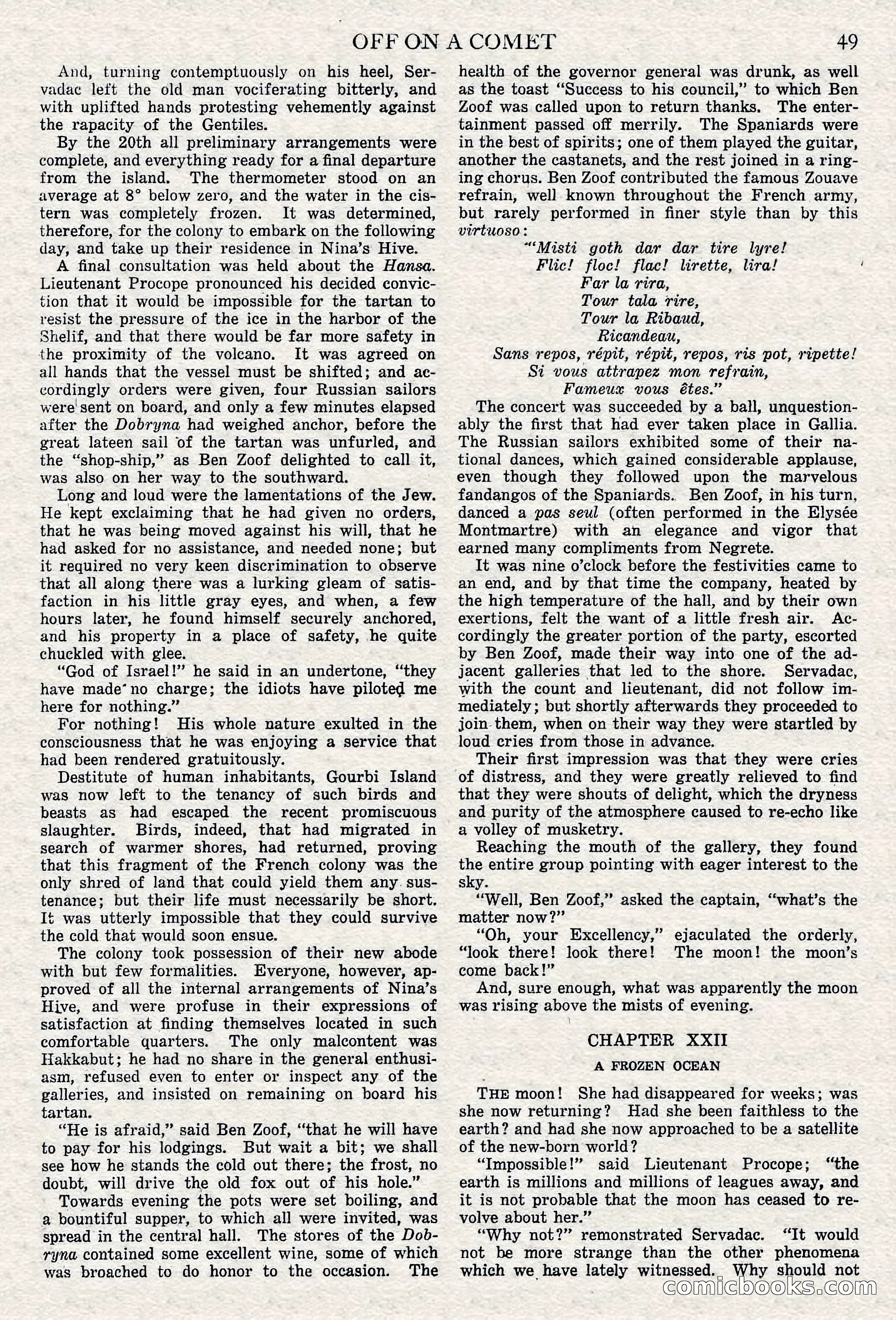 Off on a Comet by Jules Verne — page 46 of 98