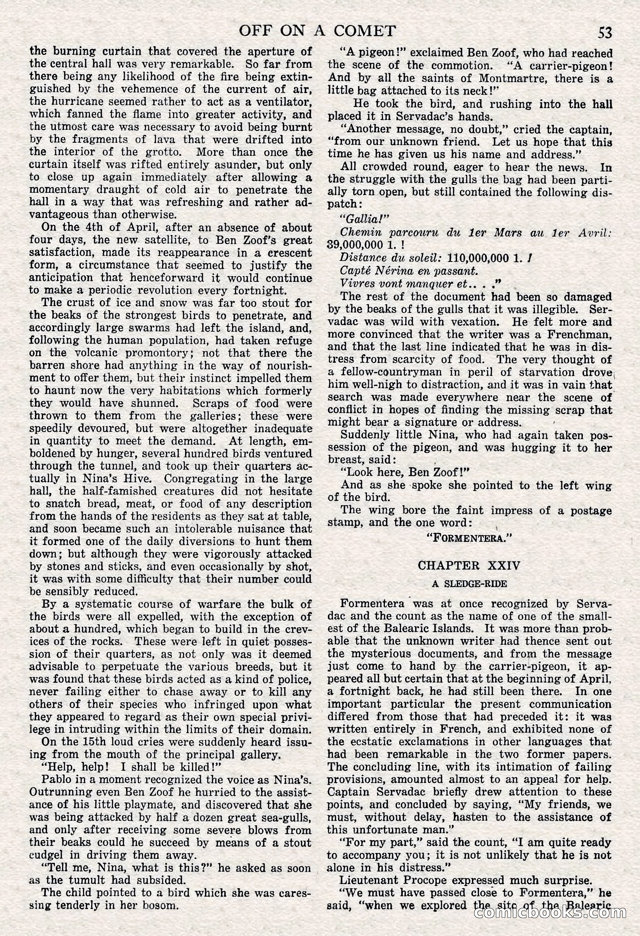 Off on a Comet by Jules Verne — page 50 of 98