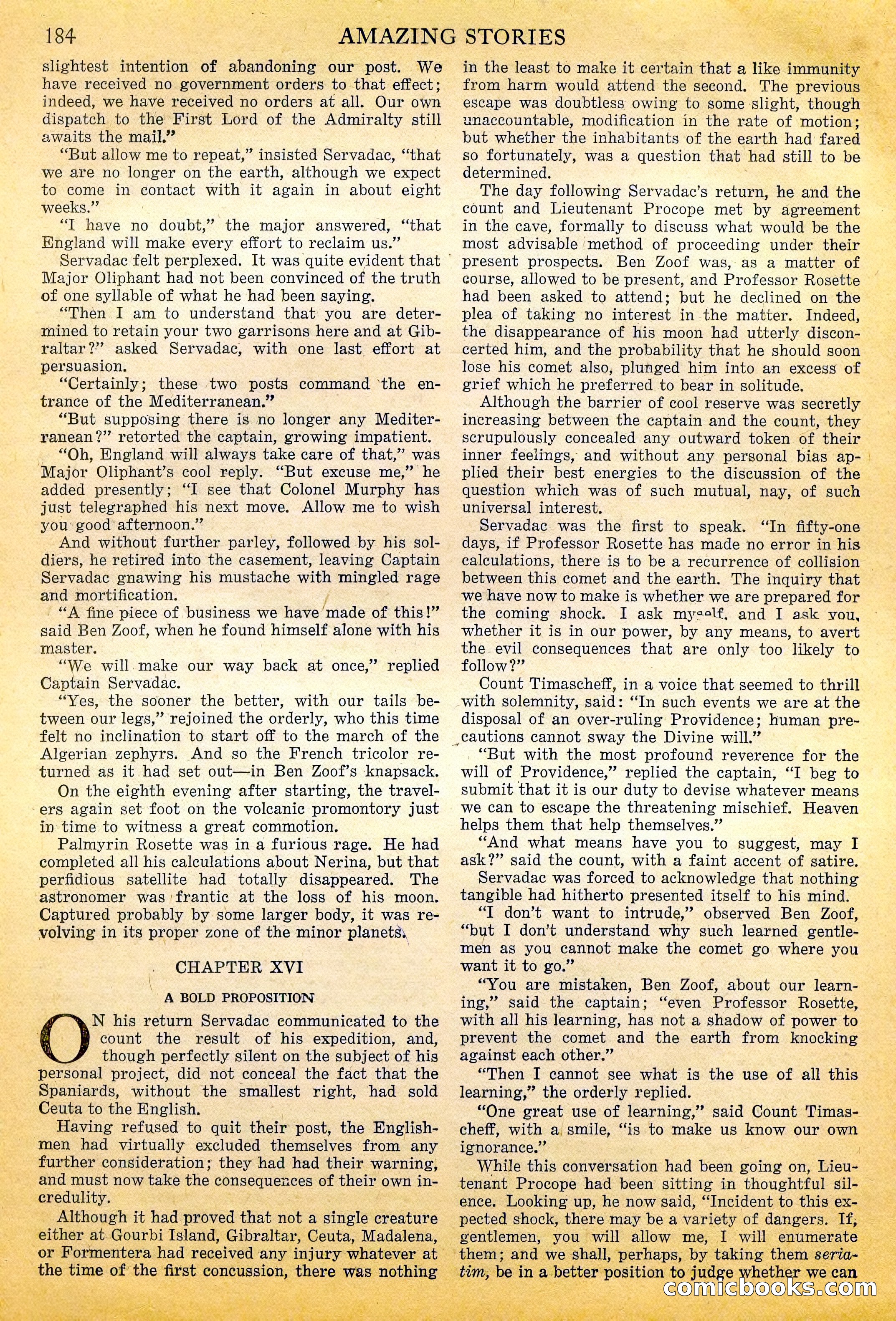 Off on a Comet by Jules Verne — page 90 of 98