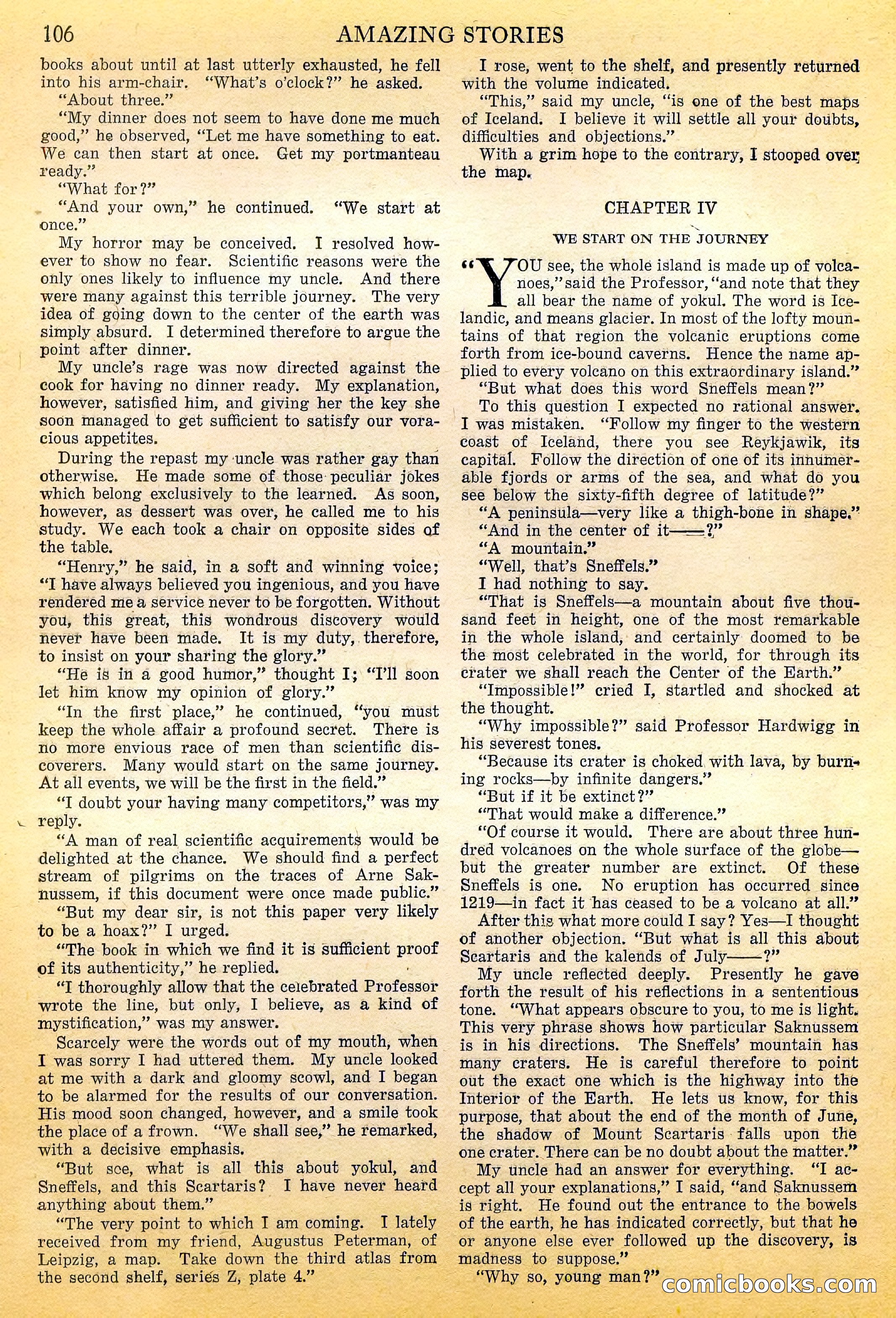 A Trip to the Center of the Earth by Jules Verne — page 7 of 78