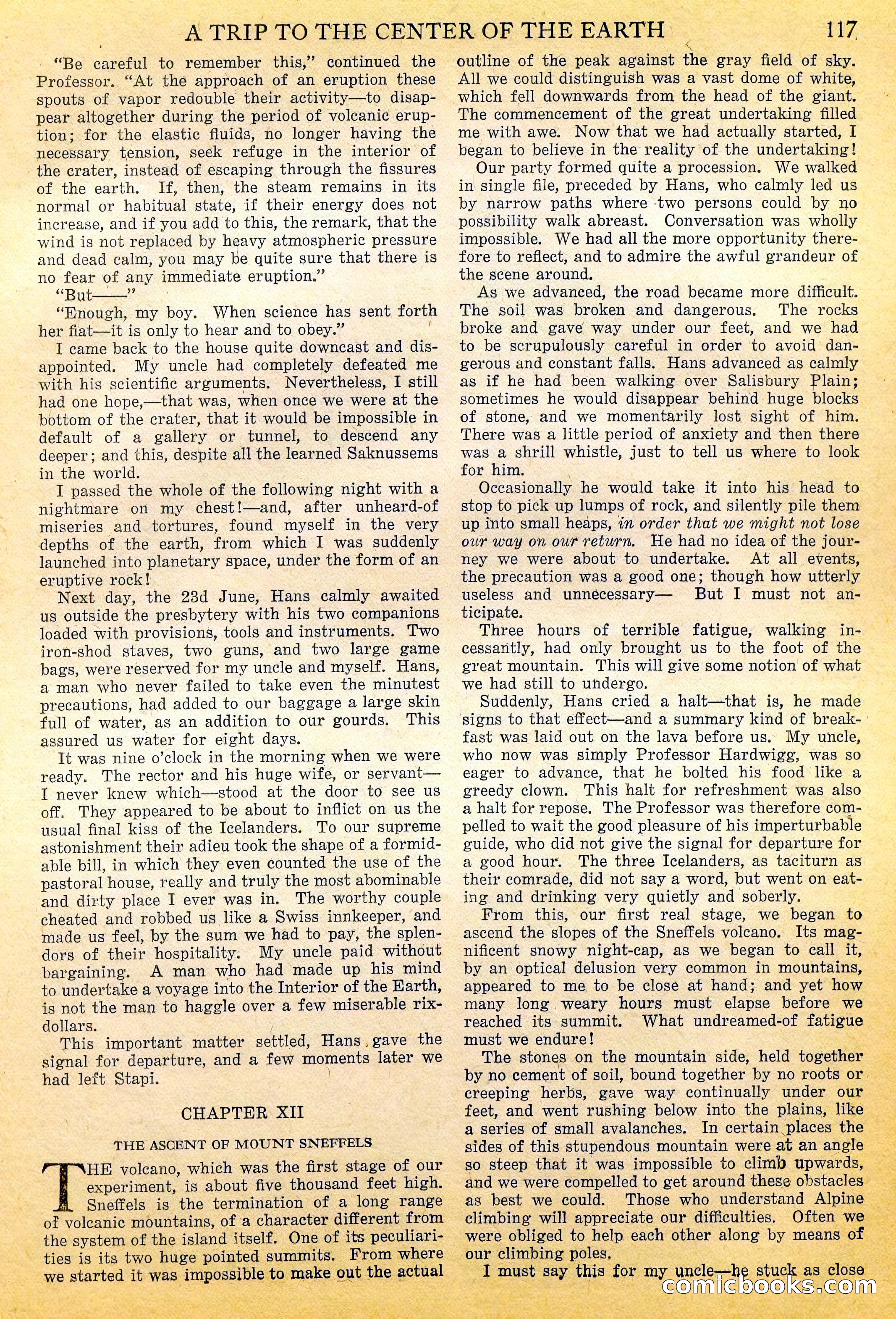 A Trip to the Center of the Earth by Jules Verne — page 18 of 78