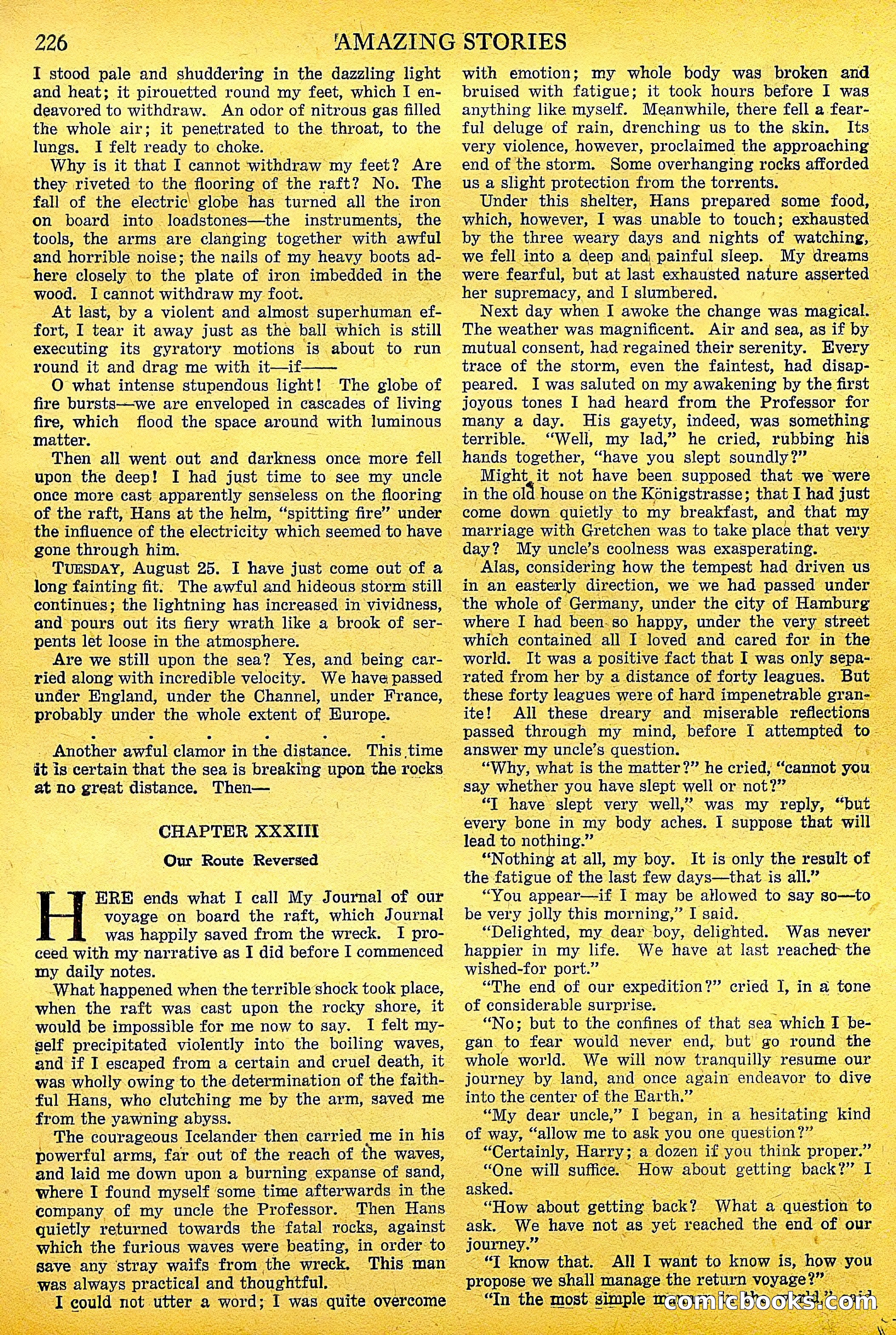 A Trip to the Center of the Earth by Jules Verne — page 56 of 78