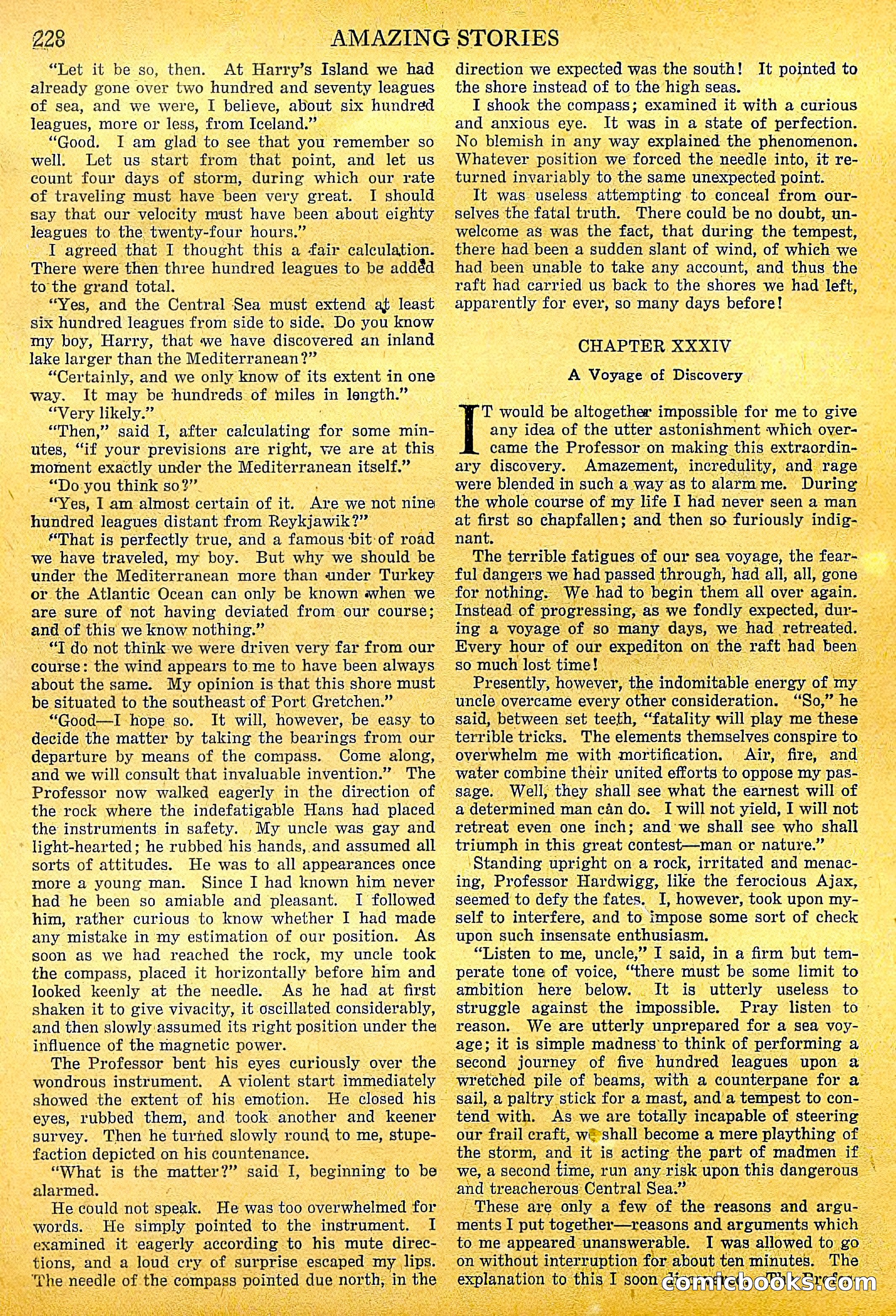 A Trip to the Center of the Earth by Jules Verne — page 58 of 78