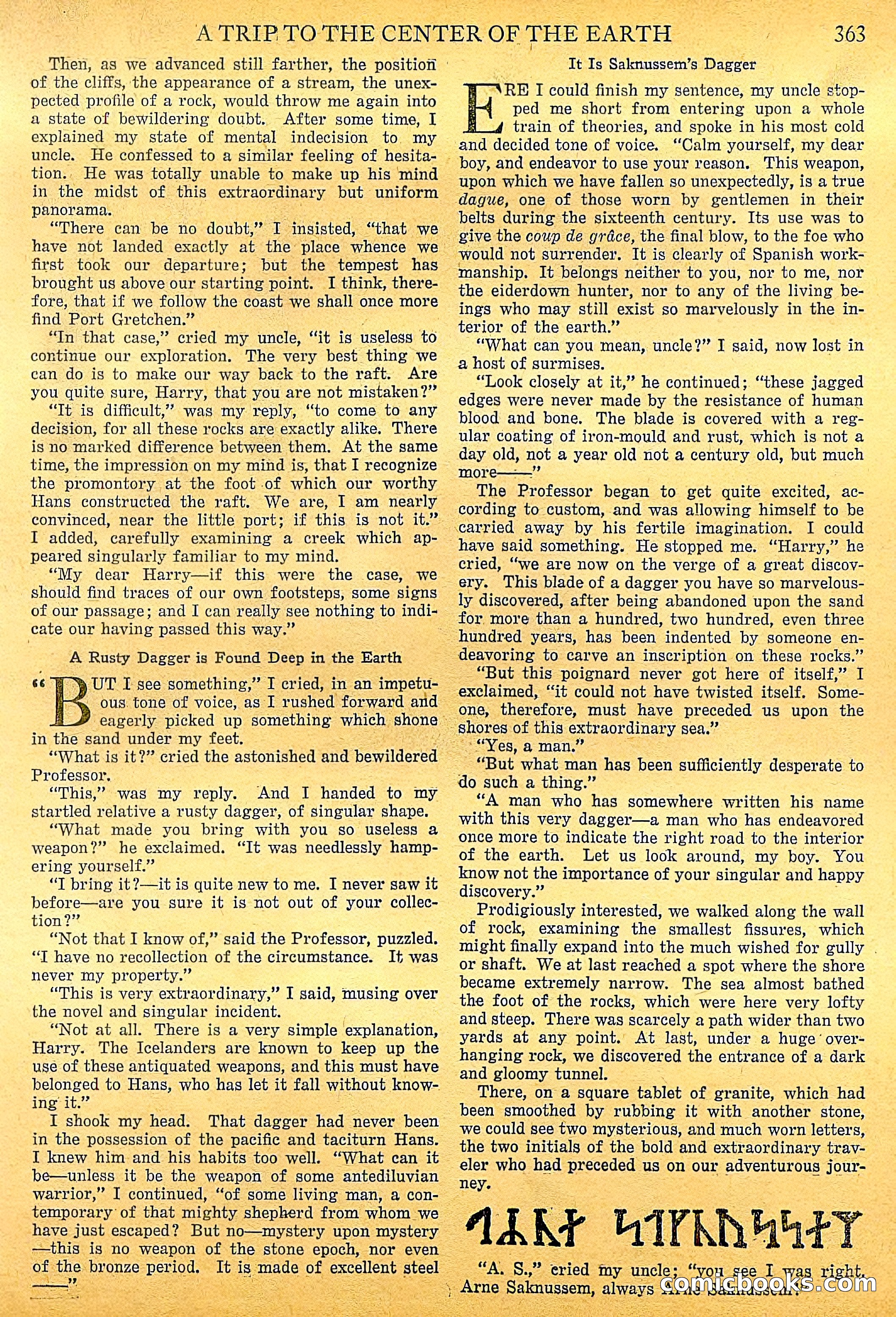 A Trip to the Center of the Earth by Jules Verne — page 65 of 78
