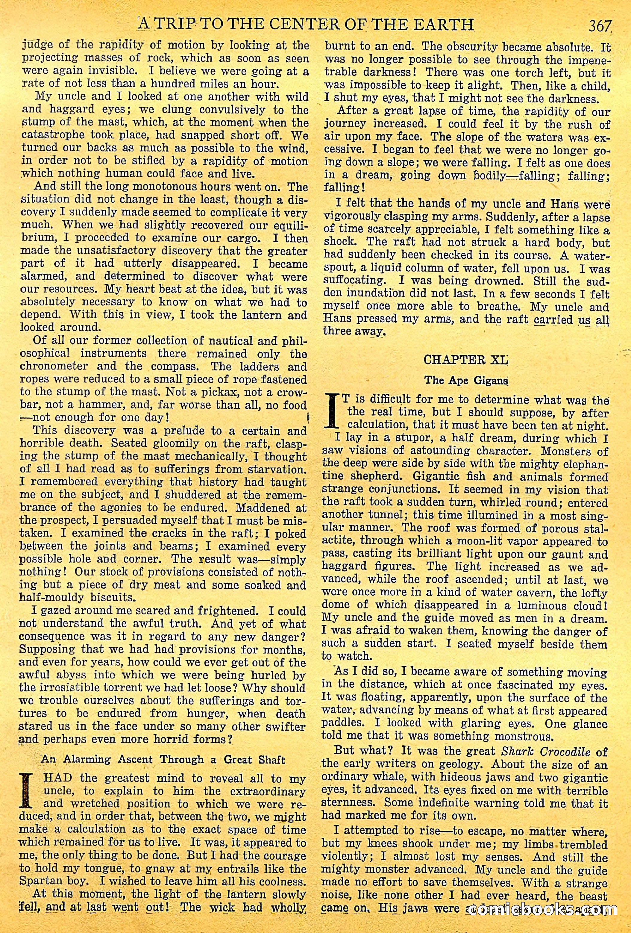 A Trip to the Center of the Earth by Jules Verne — page 69 of 78