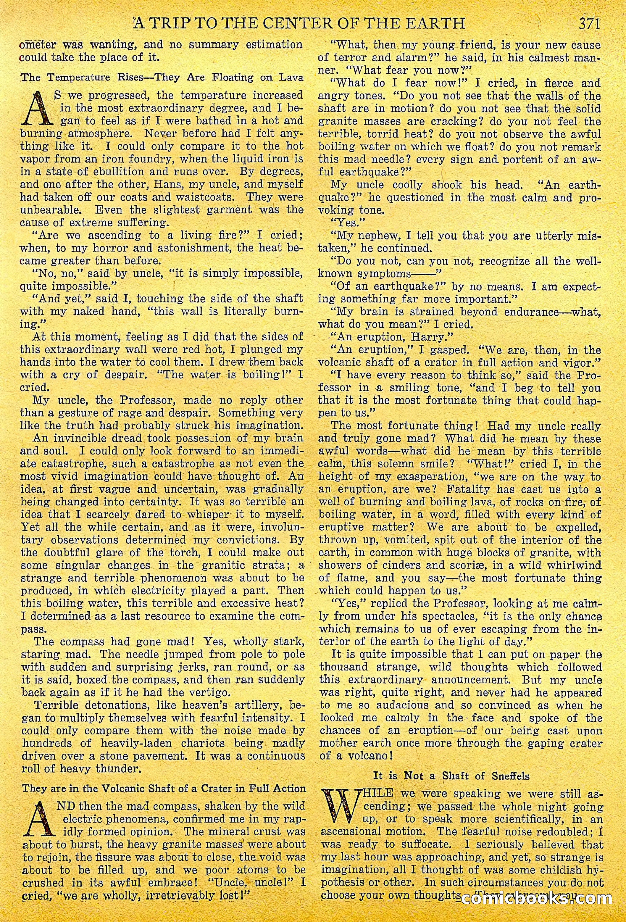 A Trip to the Center of the Earth by Jules Verne — page 73 of 78