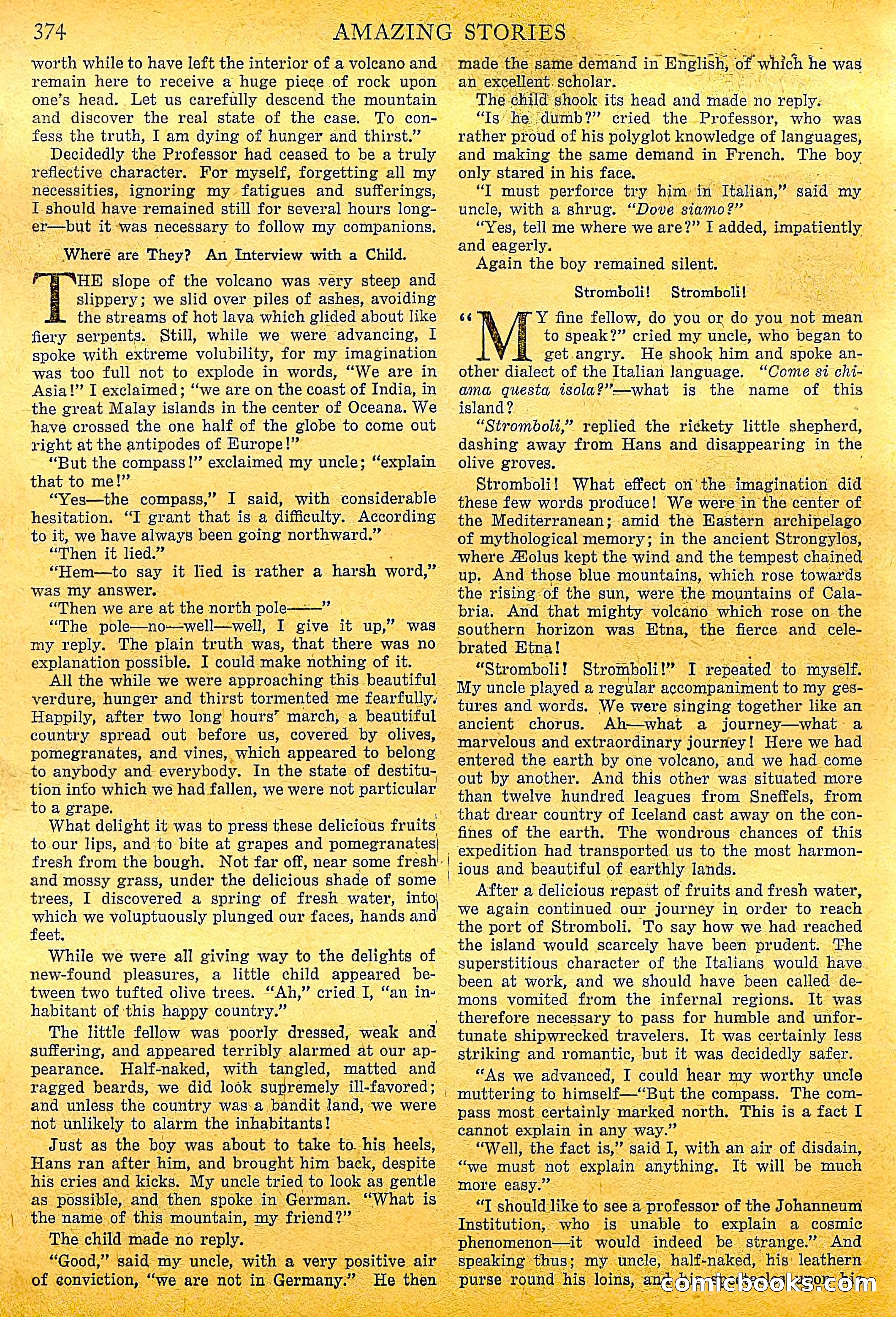 A Trip to the Center of the Earth by Jules Verne — page 76 of 78