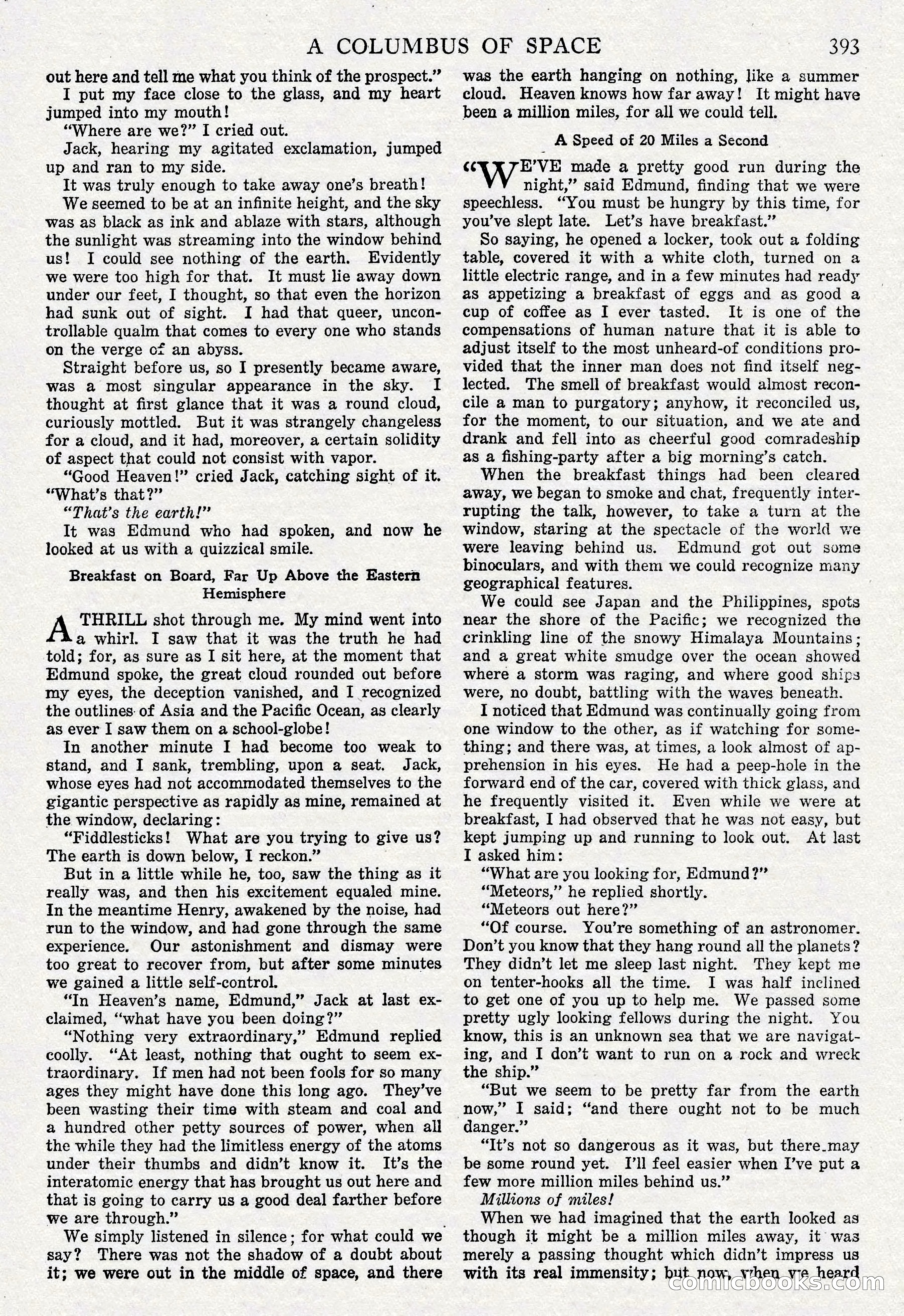 A Columbus of Space by Garrett P. Serviss — page 6 of 65