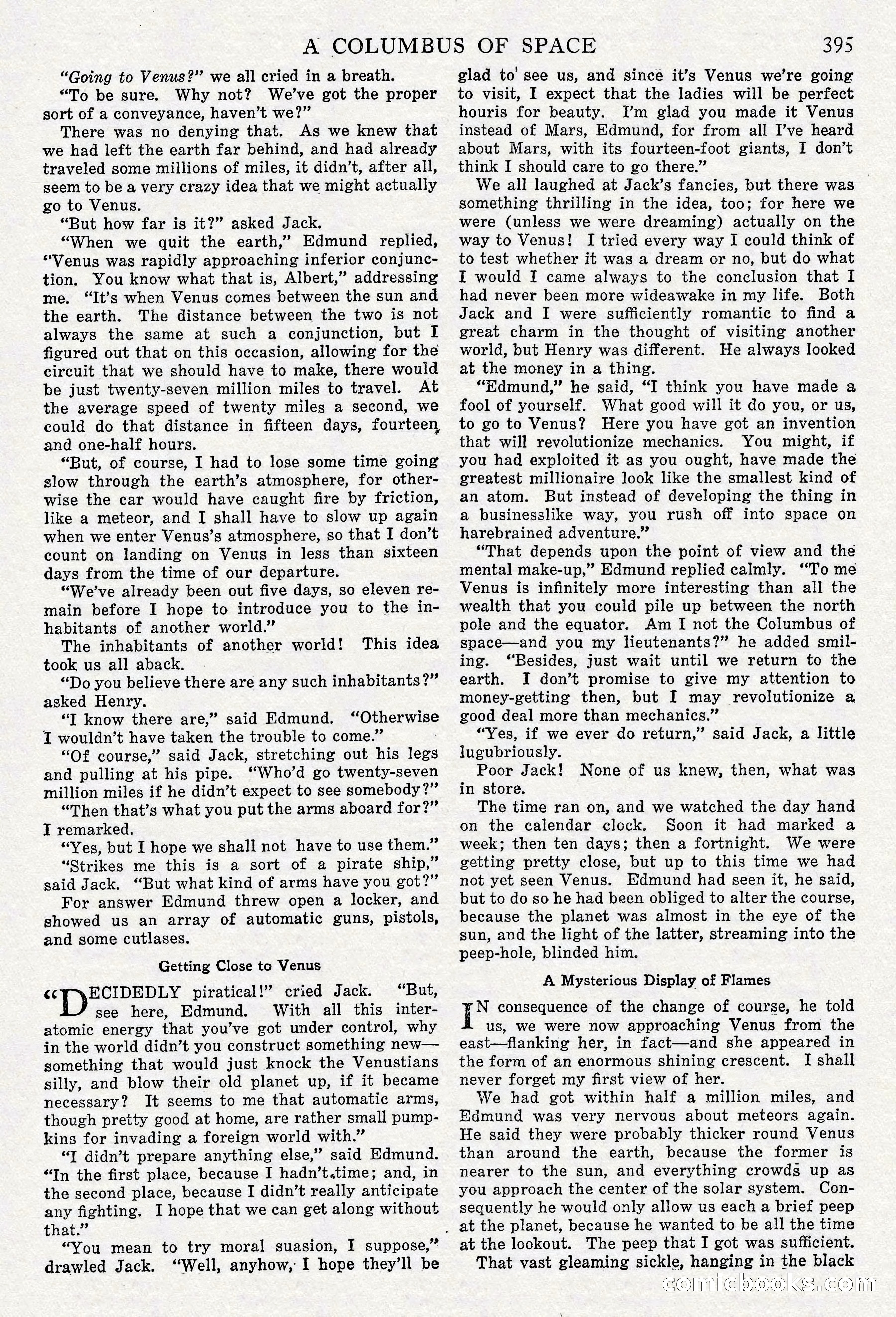 A Columbus of Space by Garrett P. Serviss — page 8 of 65