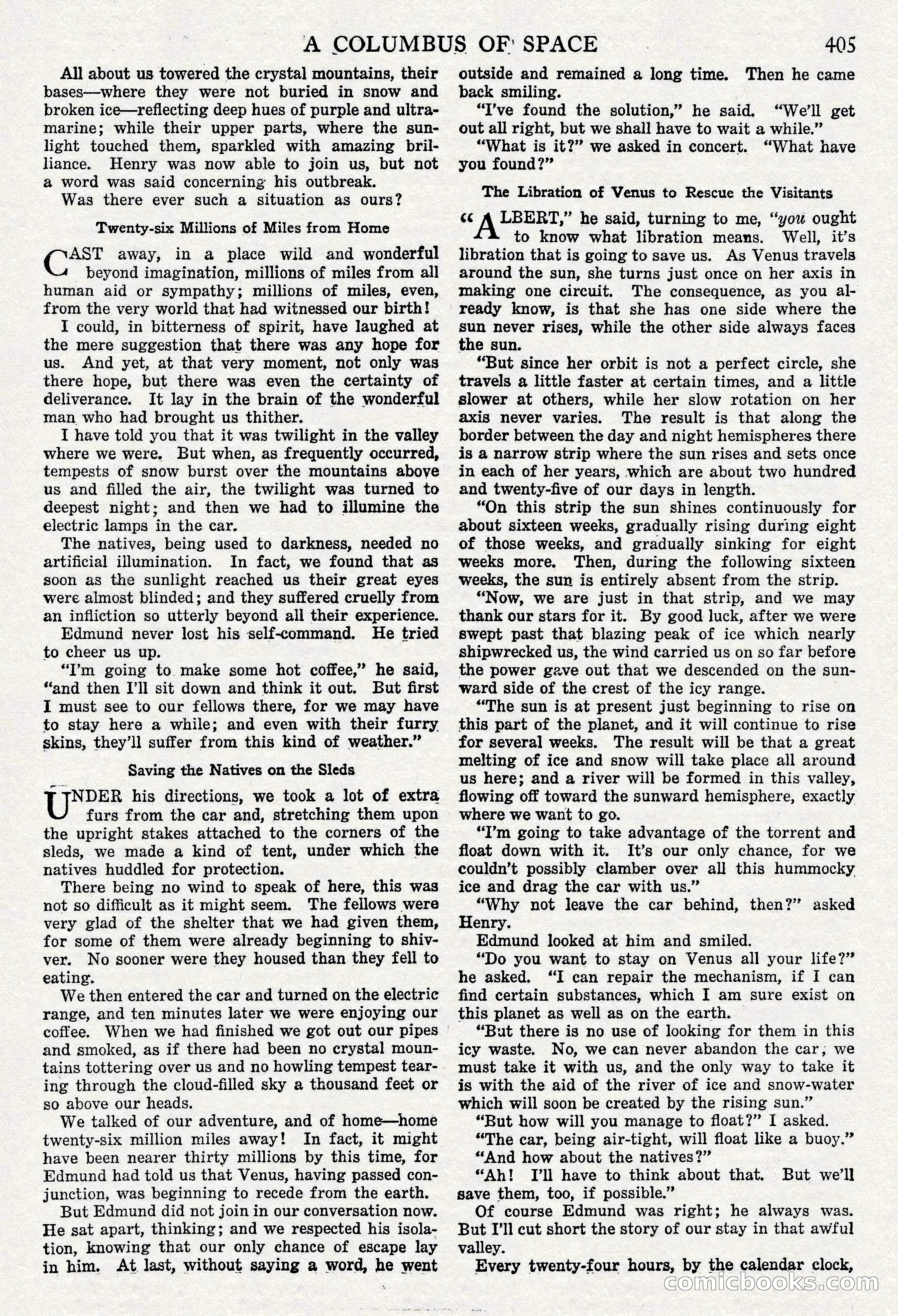 A Columbus of Space by Garrett P. Serviss — page 18 of 65