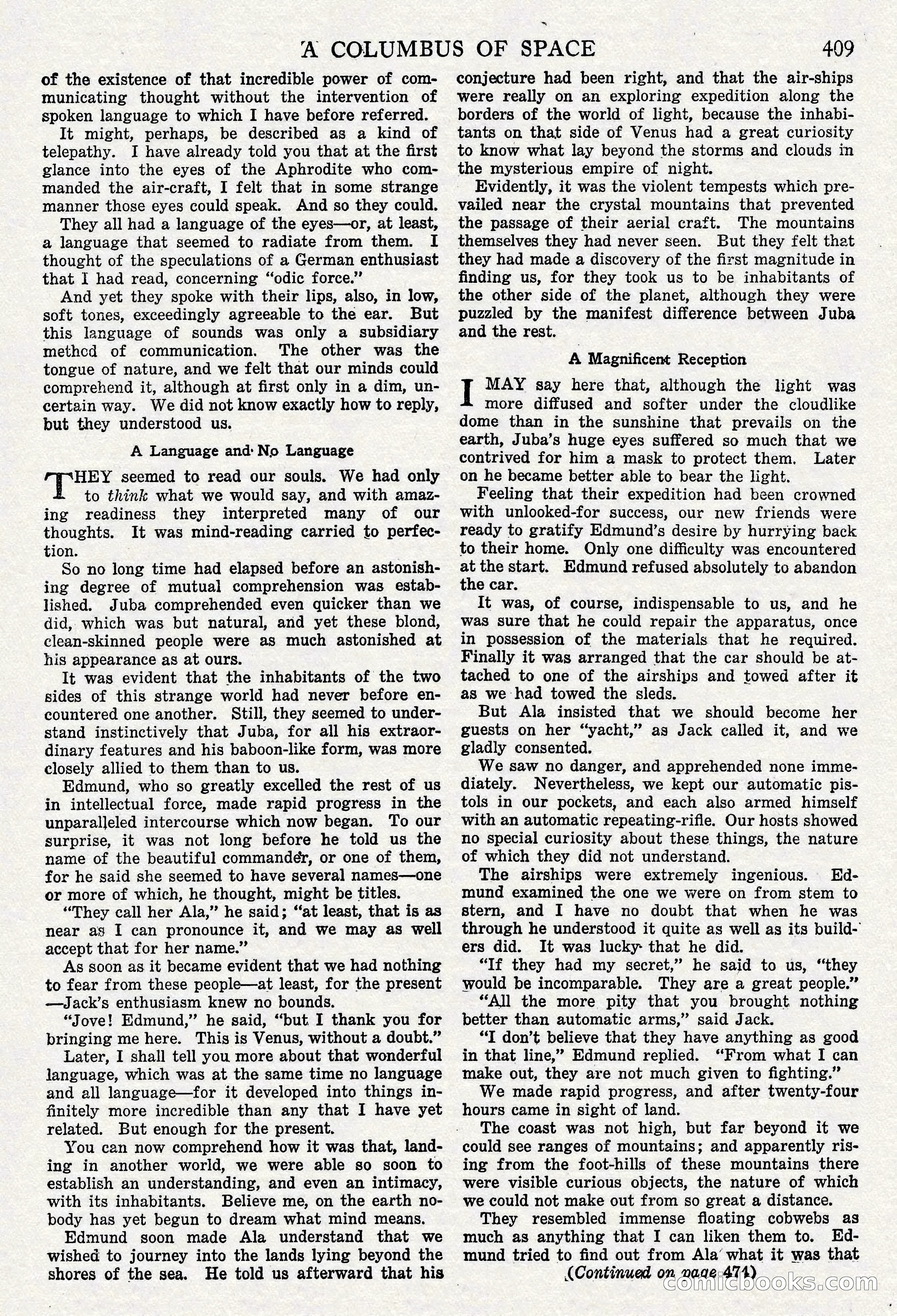 A Columbus of Space by Garrett P. Serviss — page 22 of 65