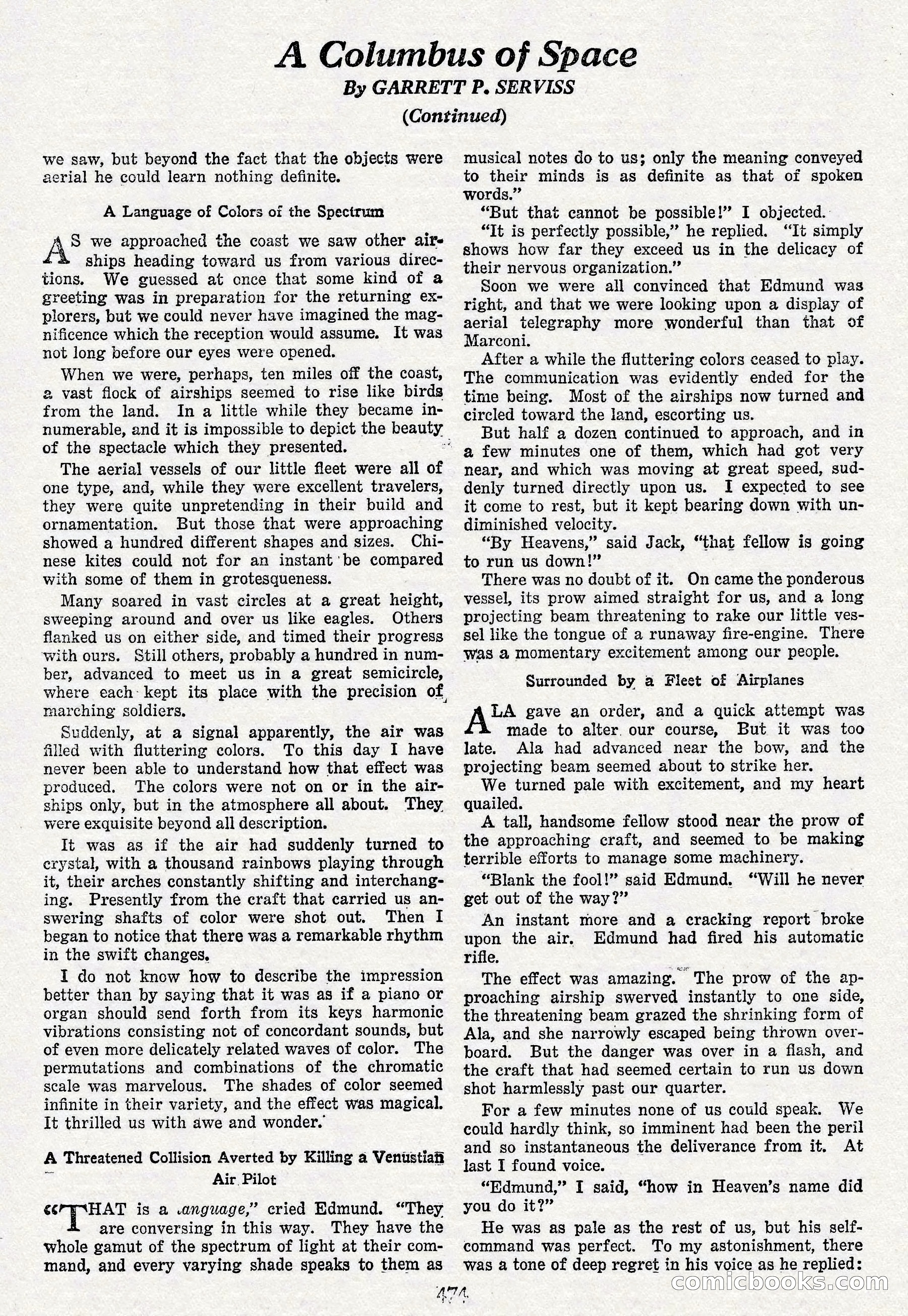 A Columbus of Space by Garrett P. Serviss — page 23 of 65