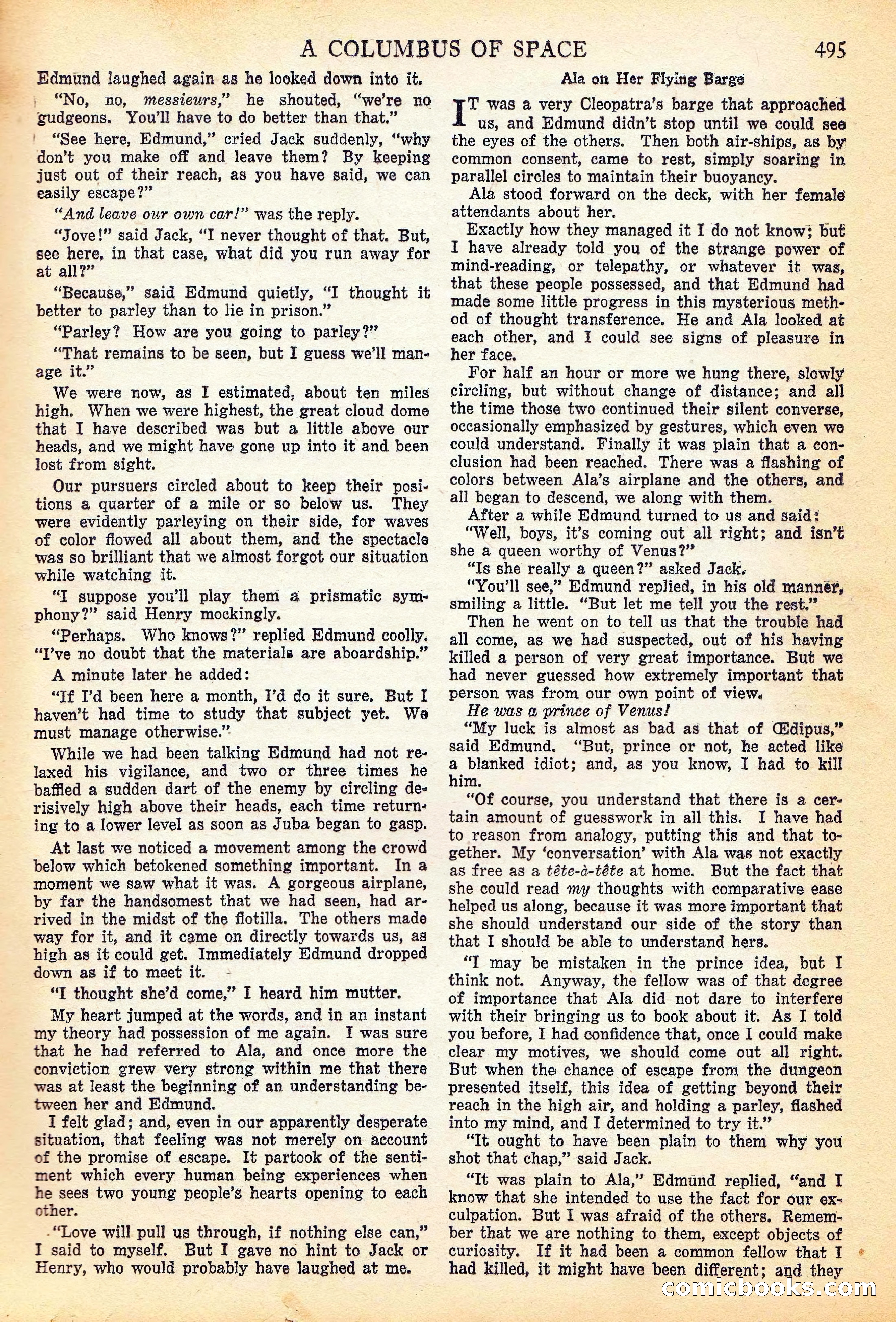A Columbus of Space by Garrett P. Serviss — page 30 of 65