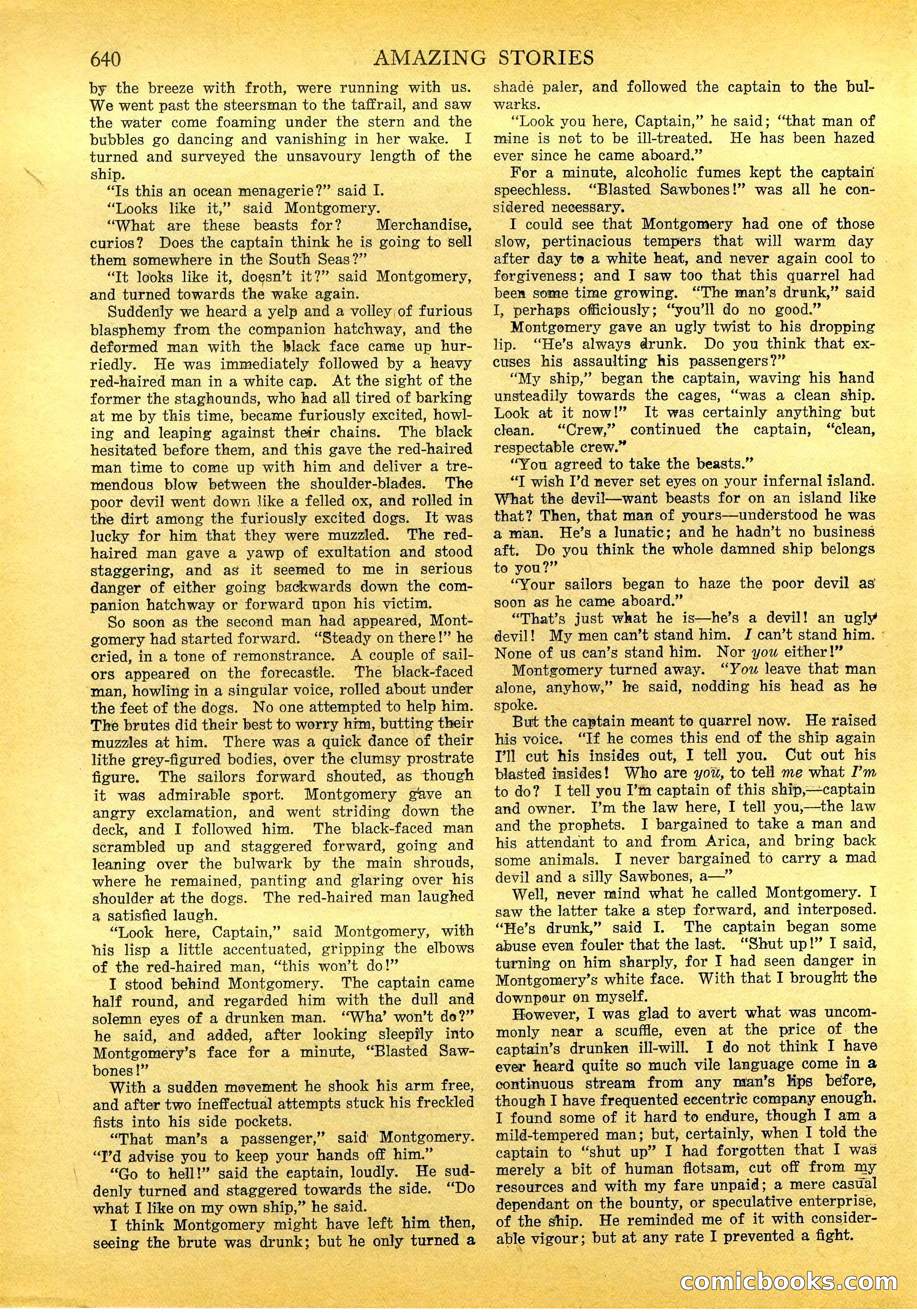 The Island of Dr. Moreau by H.G. Wells — page 5 of 400