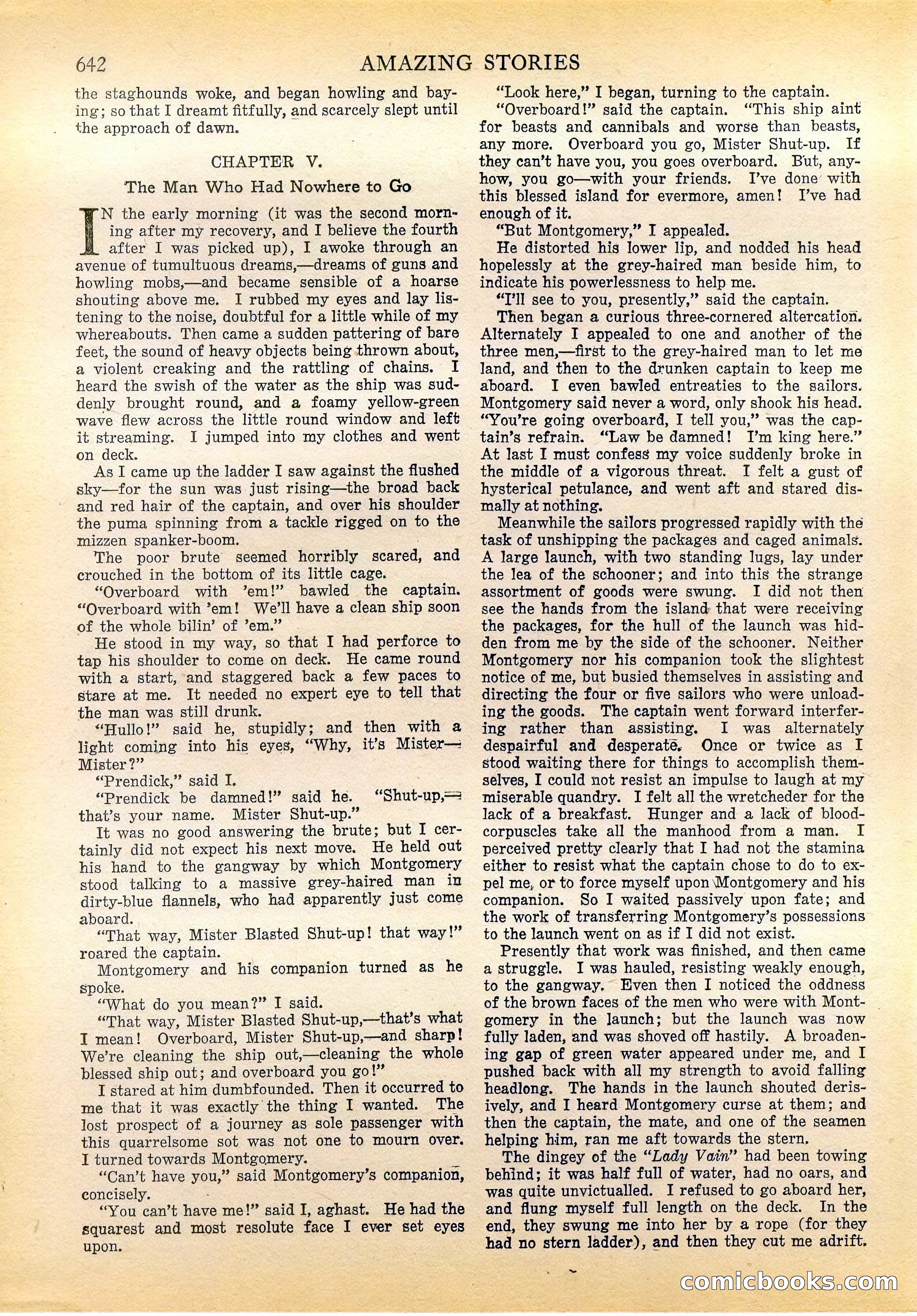 The Island of Dr. Moreau by H.G. Wells — page 7 of 400