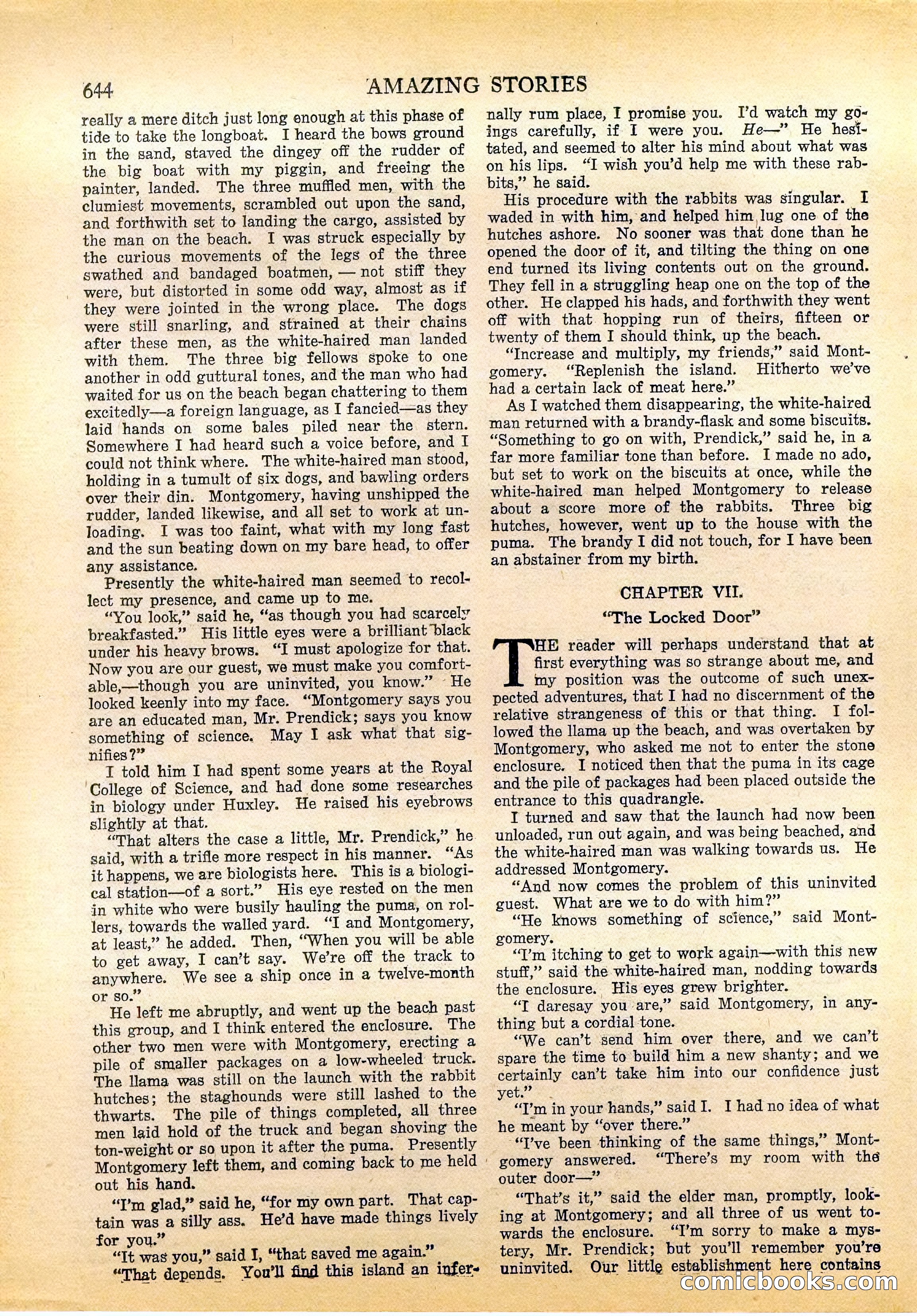 The Island of Dr. Moreau by H.G. Wells — page 9 of 400