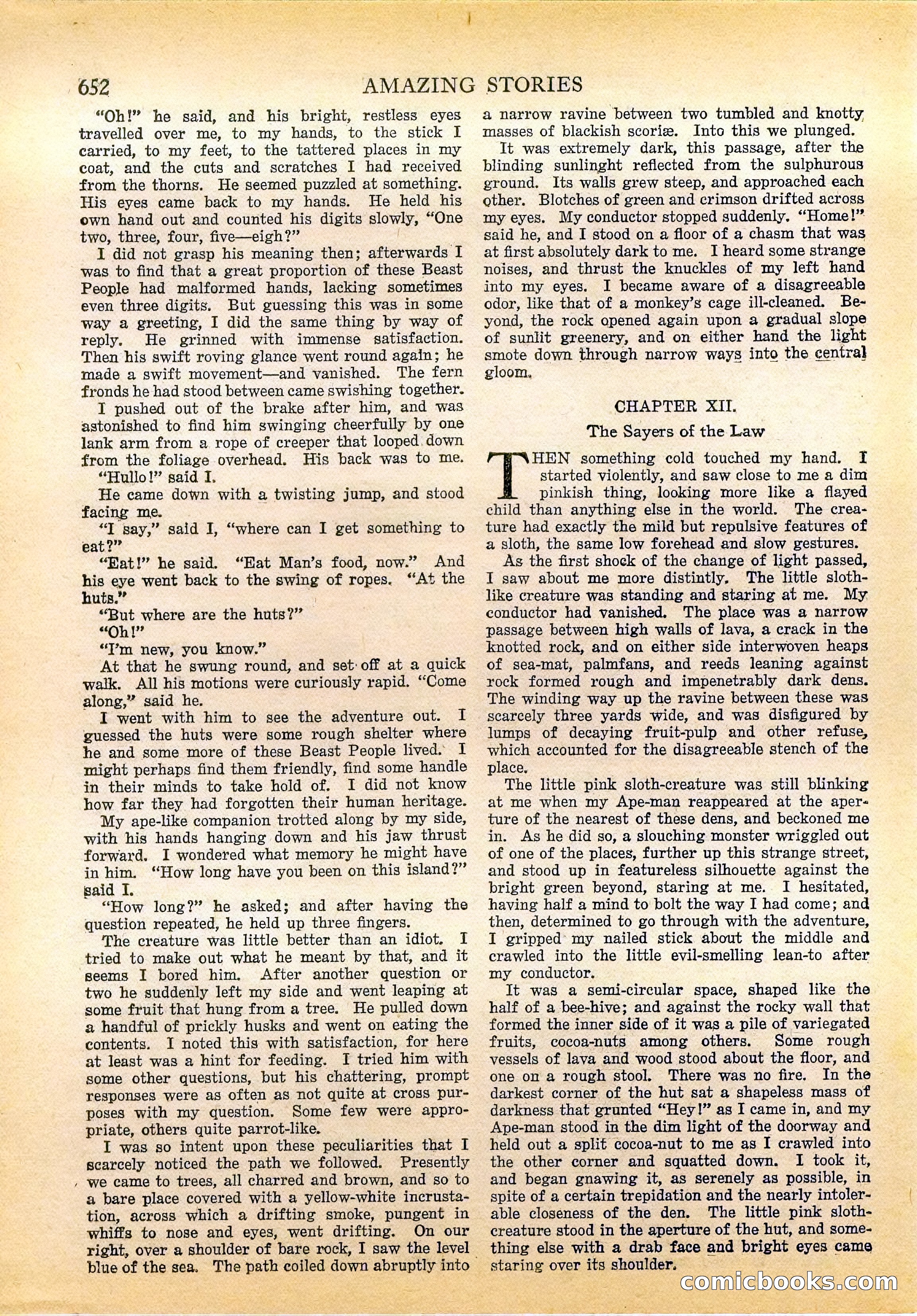 The Island of Dr. Moreau by H.G. Wells — page 17 of 400