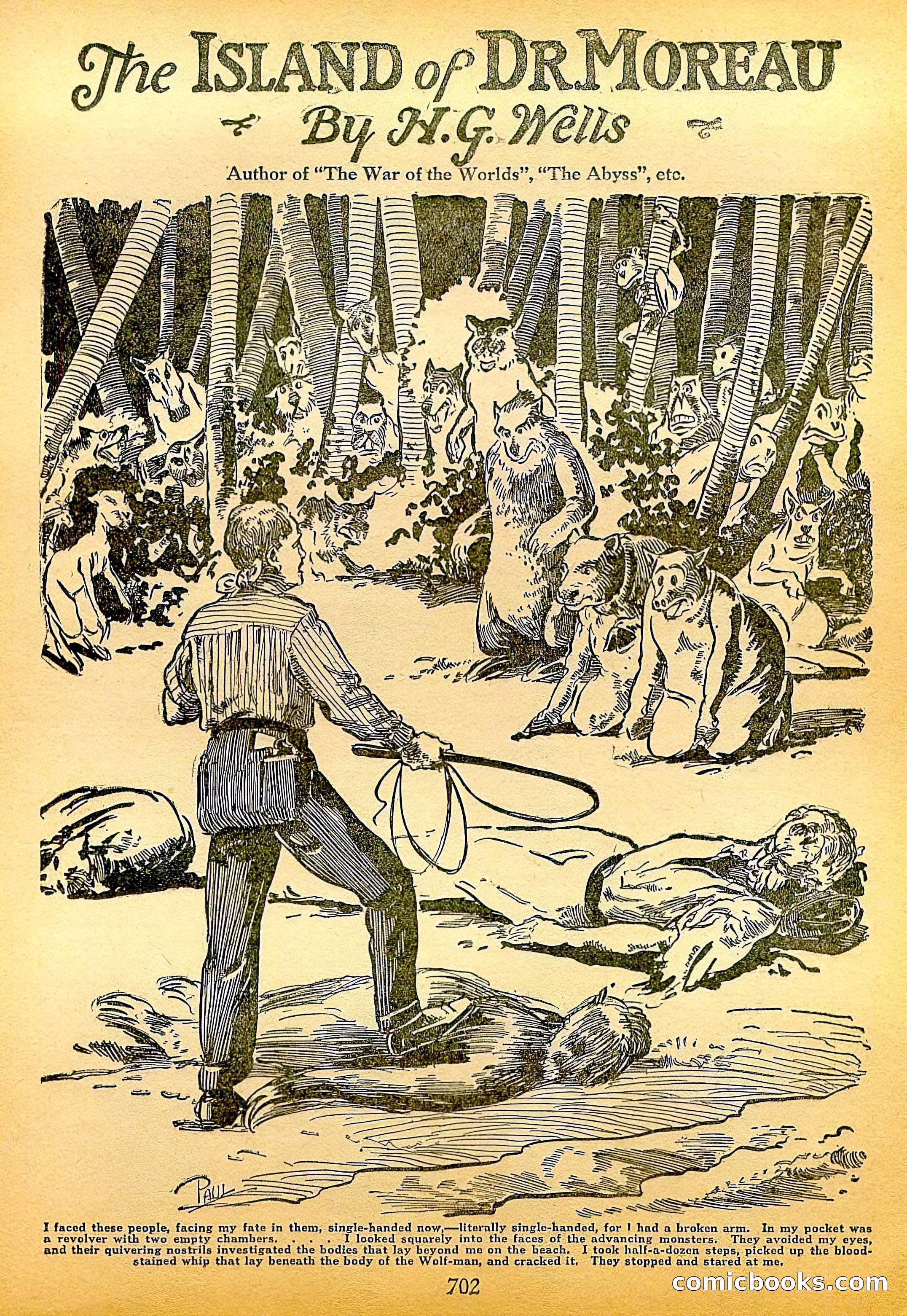 The Island of Dr. Moreau by H.G. Wells — page 23 of 400