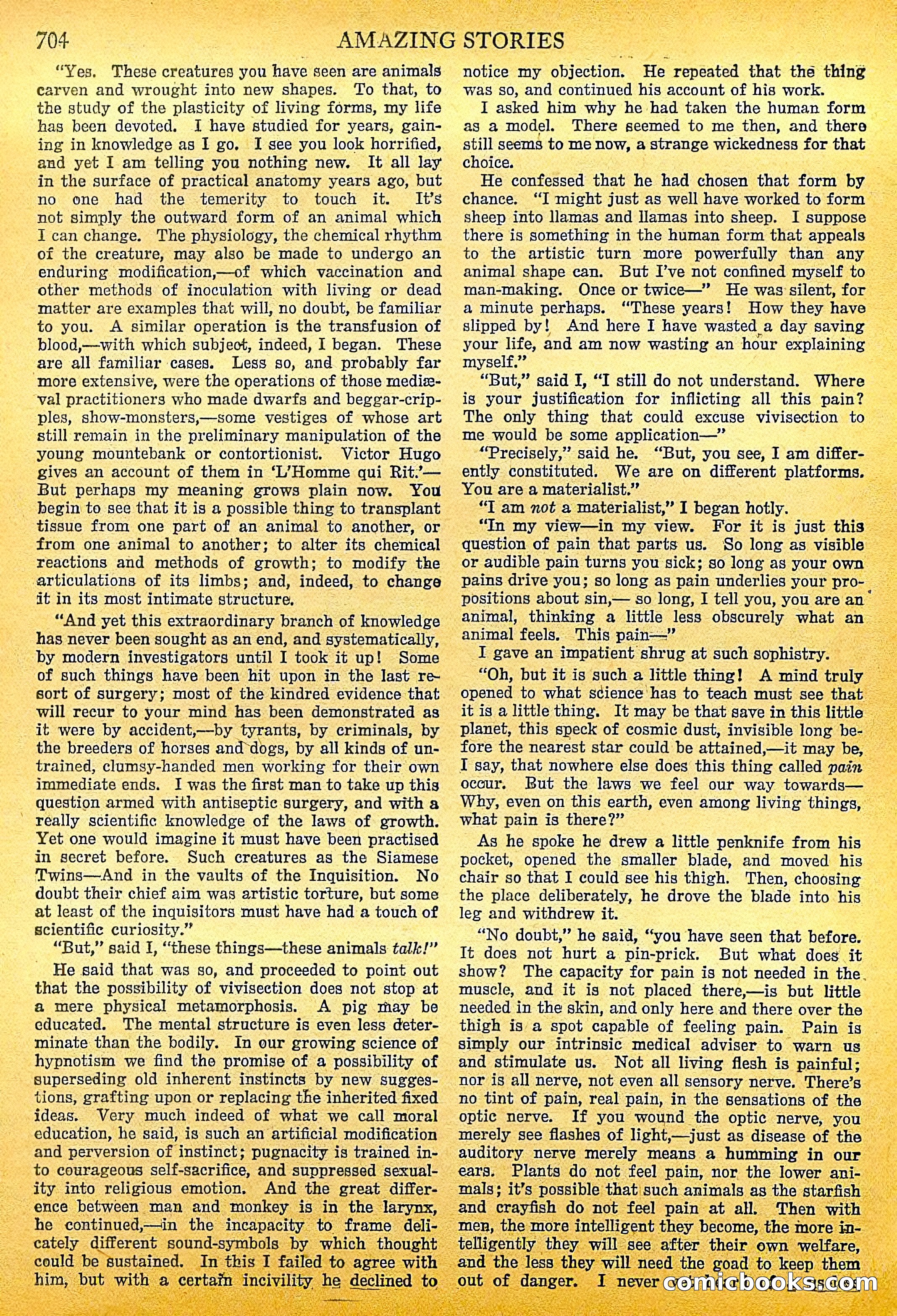 The Island of Dr. Moreau by H.G. Wells — page 25 of 400