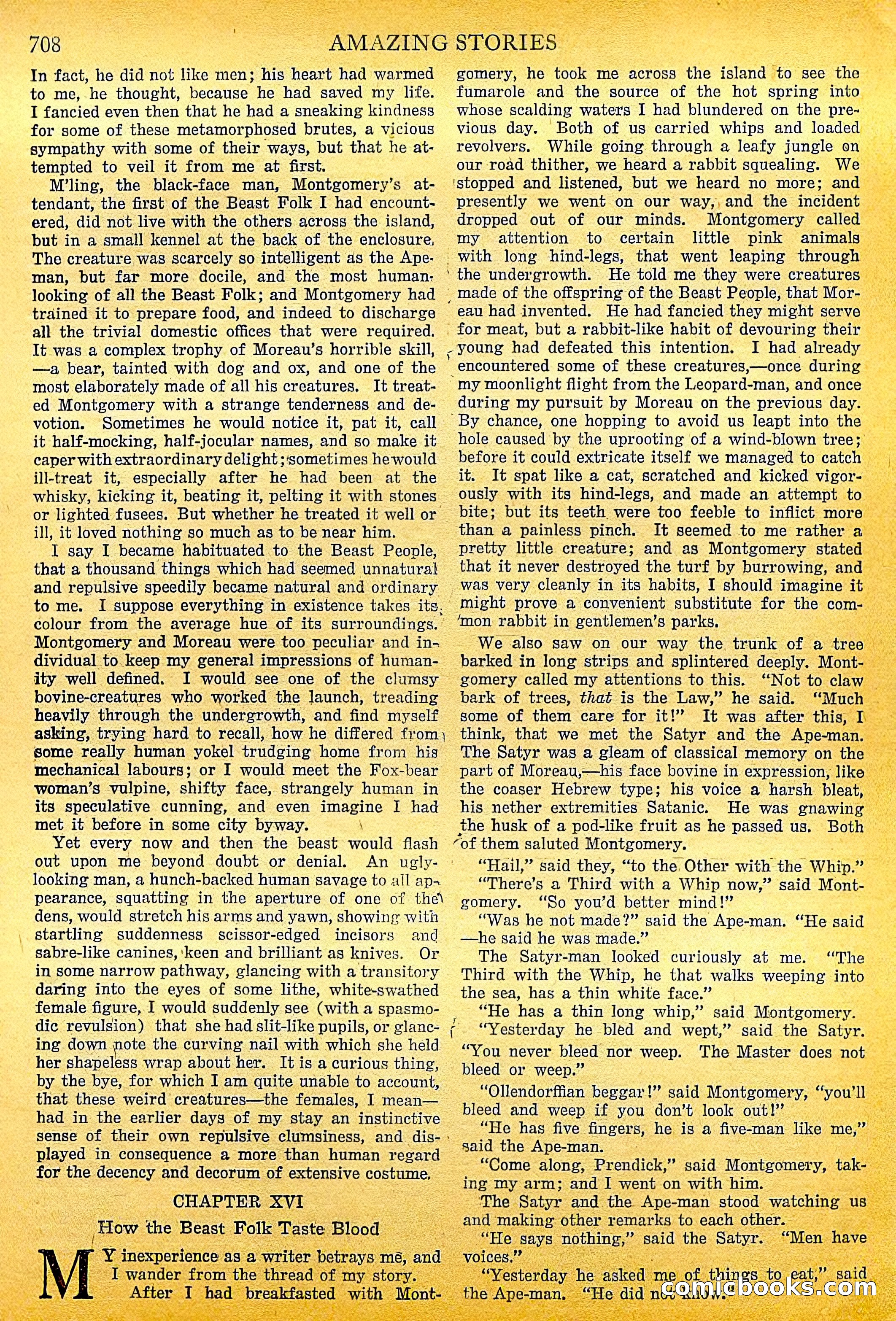 The Island of Dr. Moreau by H.G. Wells — page 29 of 400