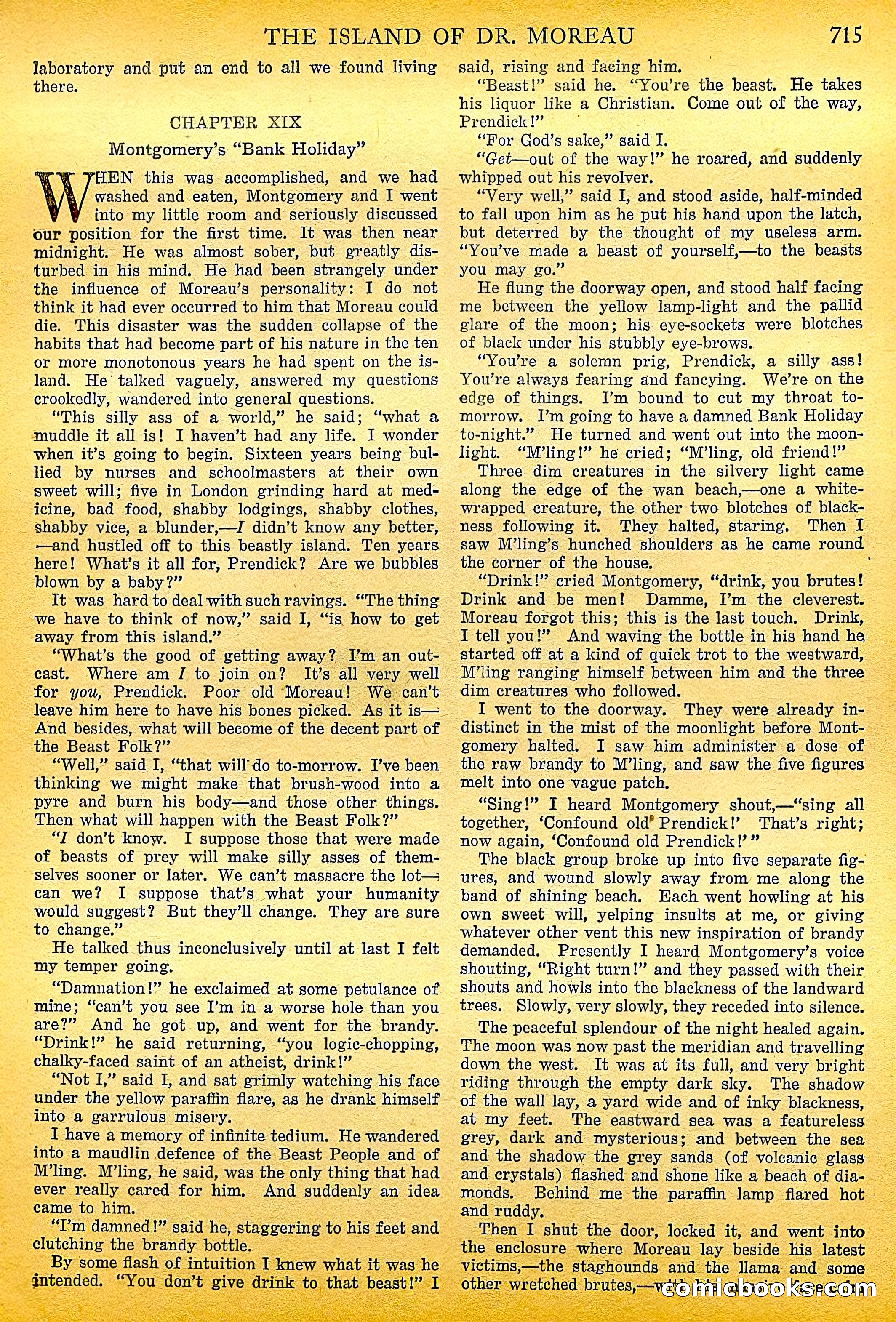 The Island of Dr. Moreau by H.G. Wells — page 36 of 400