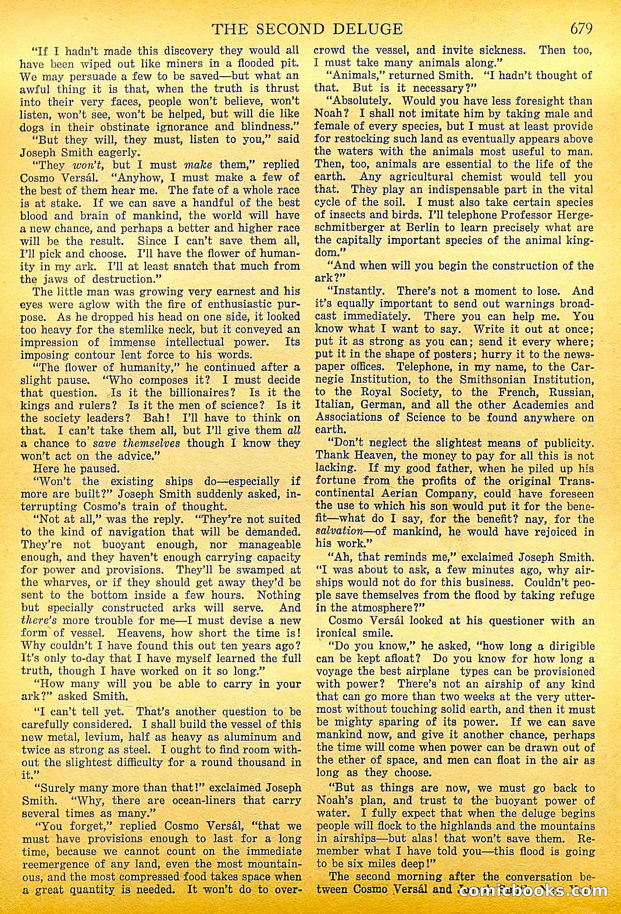 The Second Deluge by Garrett P. Serviss — page 4 of 89