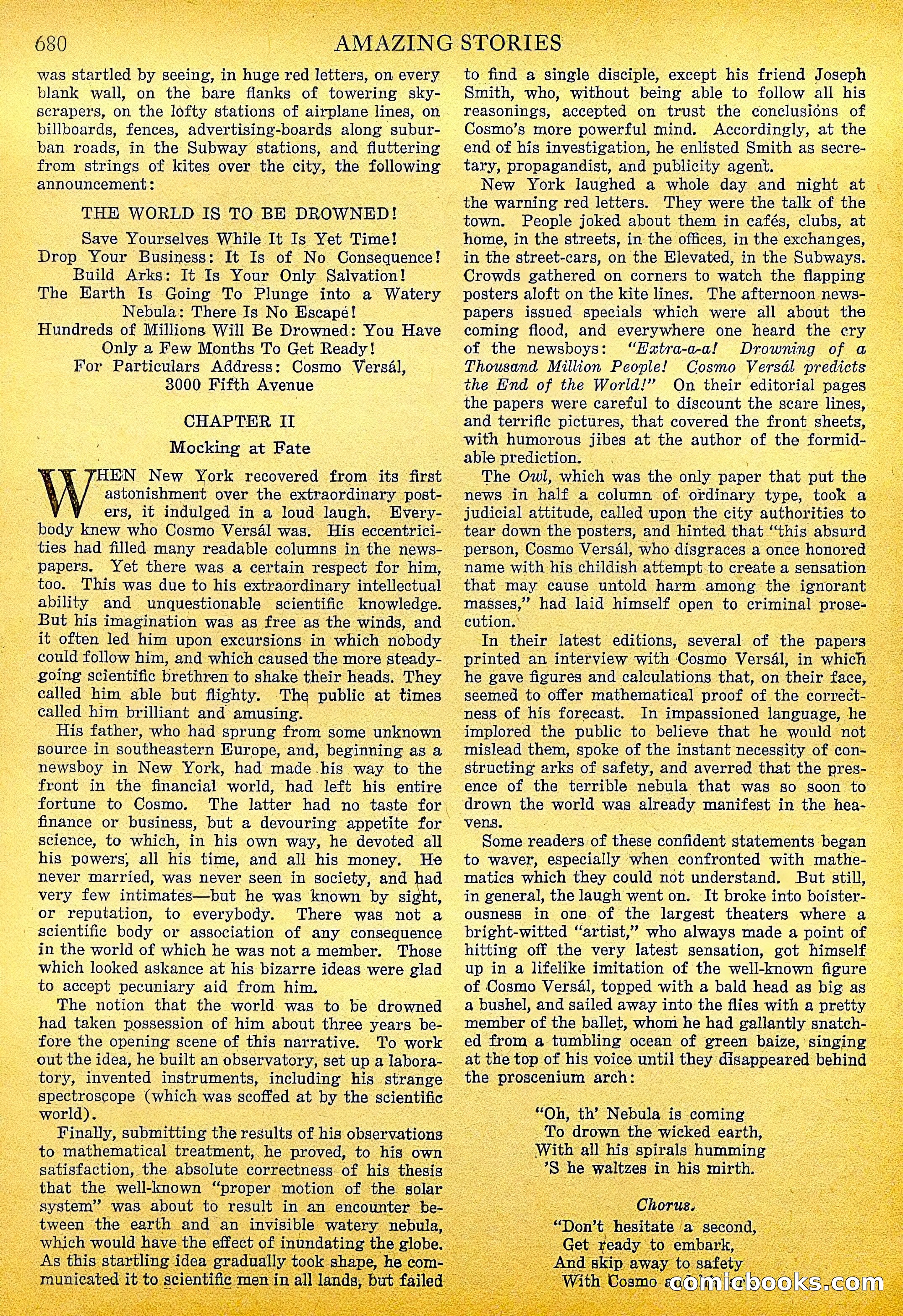 The Second Deluge by Garrett P. Serviss — page 5 of 89
