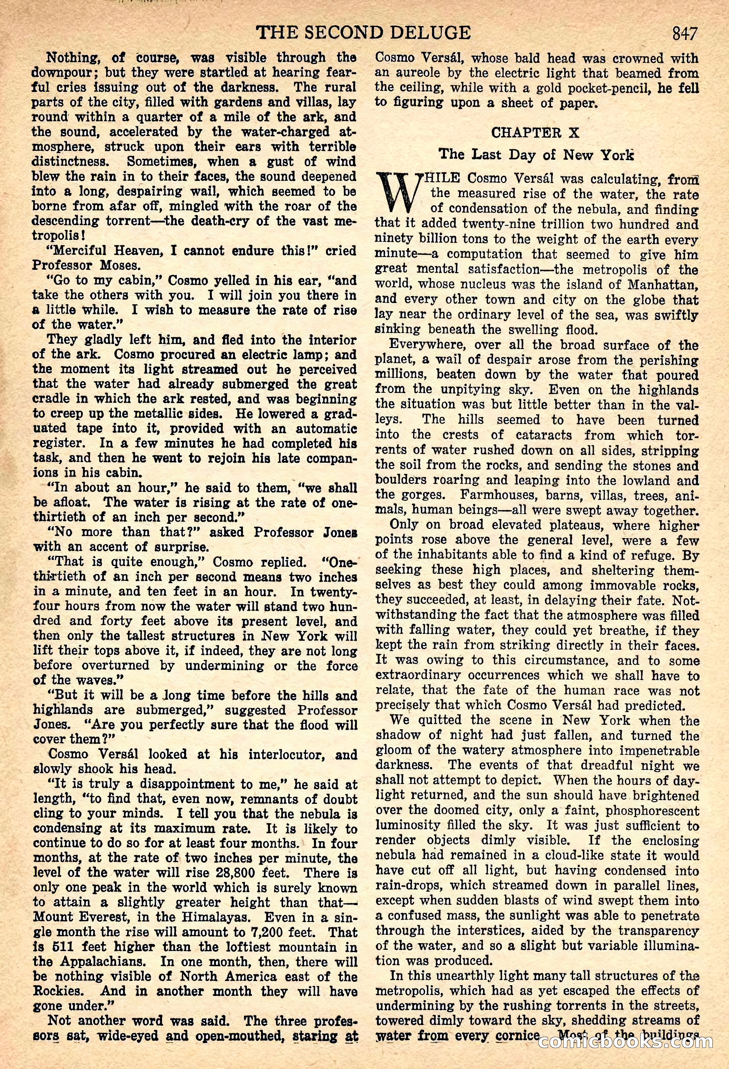 The Second Deluge by Garrett P. Serviss — page 32 of 89