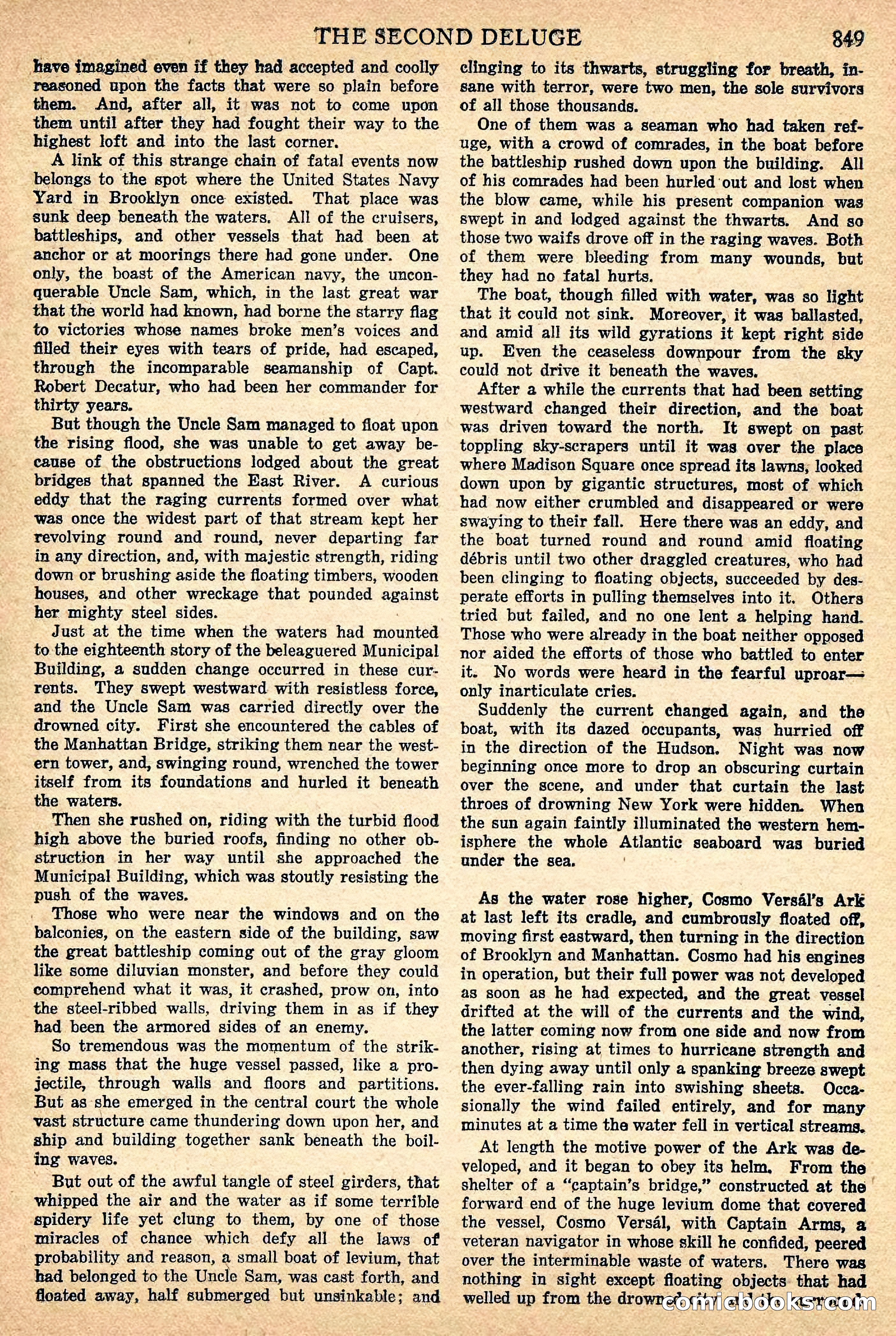 The Second Deluge by Garrett P. Serviss — page 34 of 89