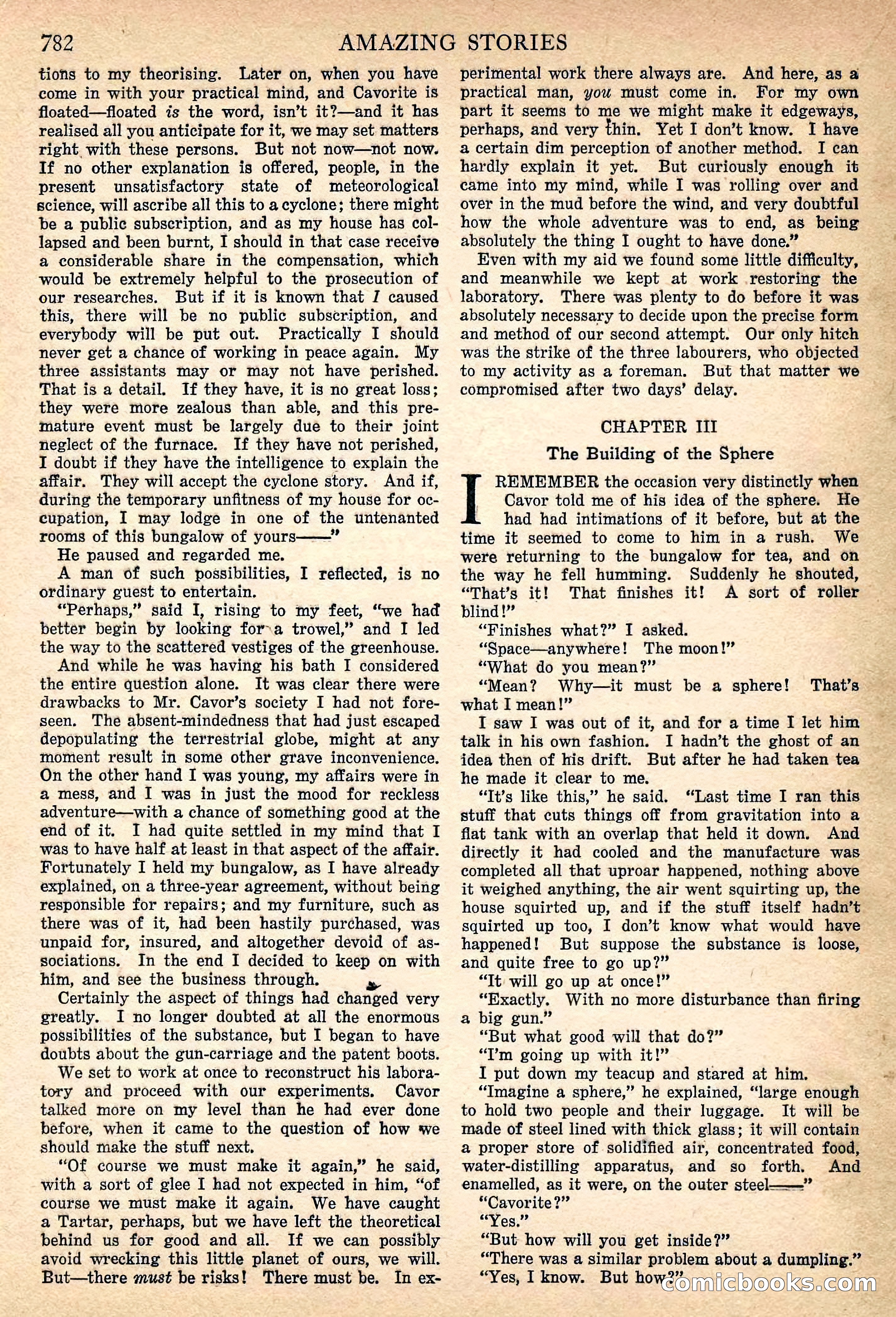 The First Men in the Moon by H.G. Wells — page 9 of 69