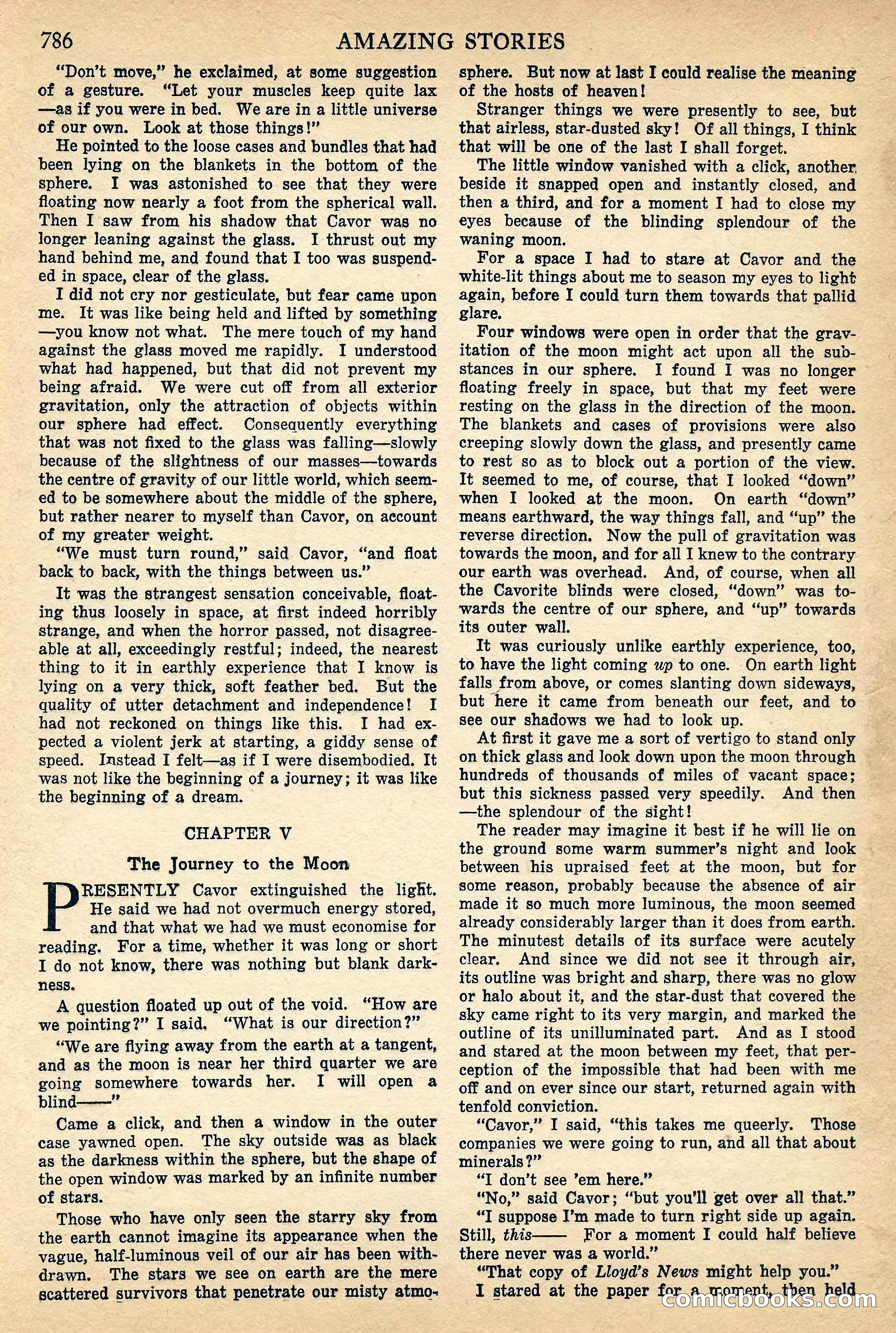 The First Men in the Moon by H.G. Wells — page 13 of 69