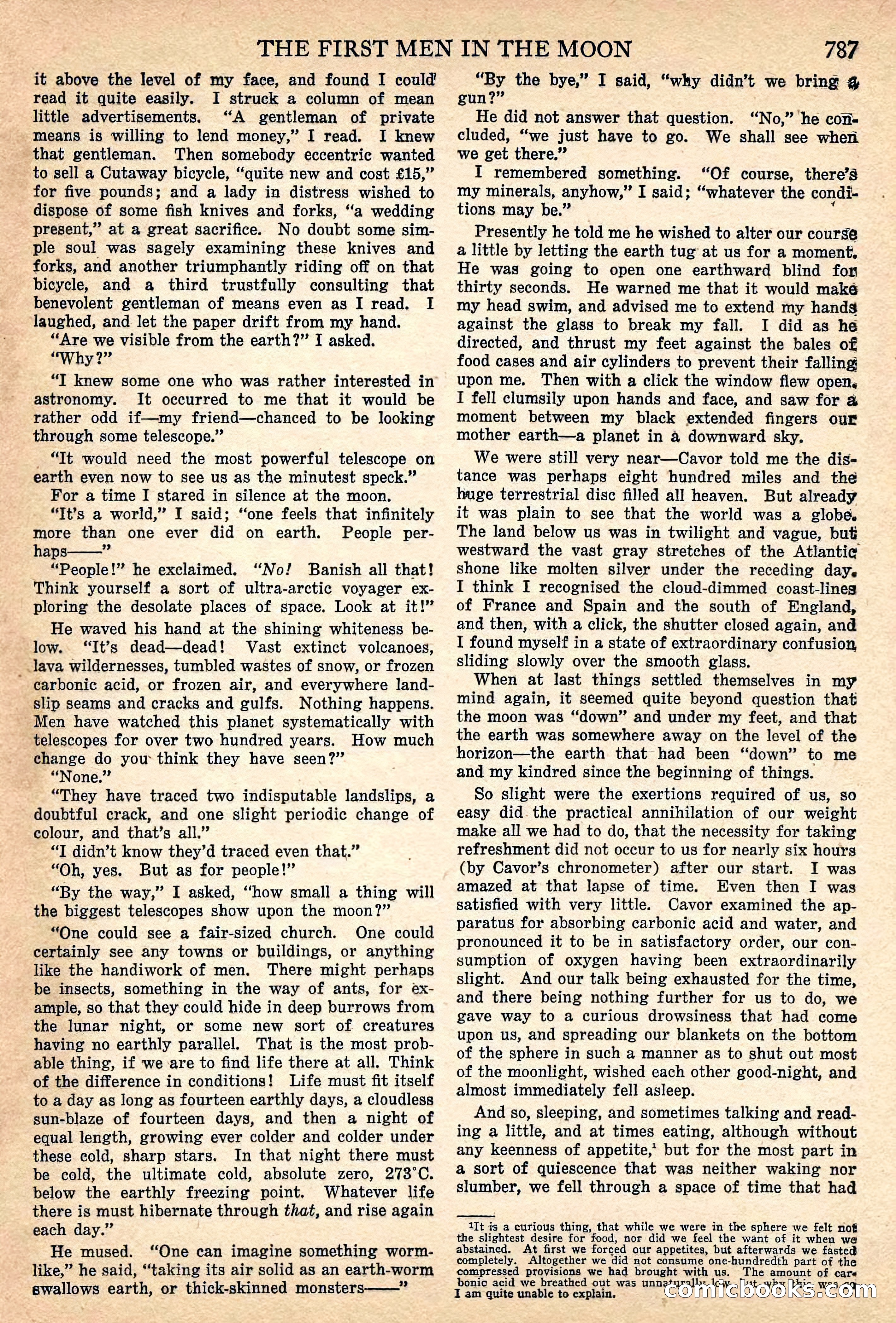 The First Men in the Moon by H.G. Wells — page 14 of 69