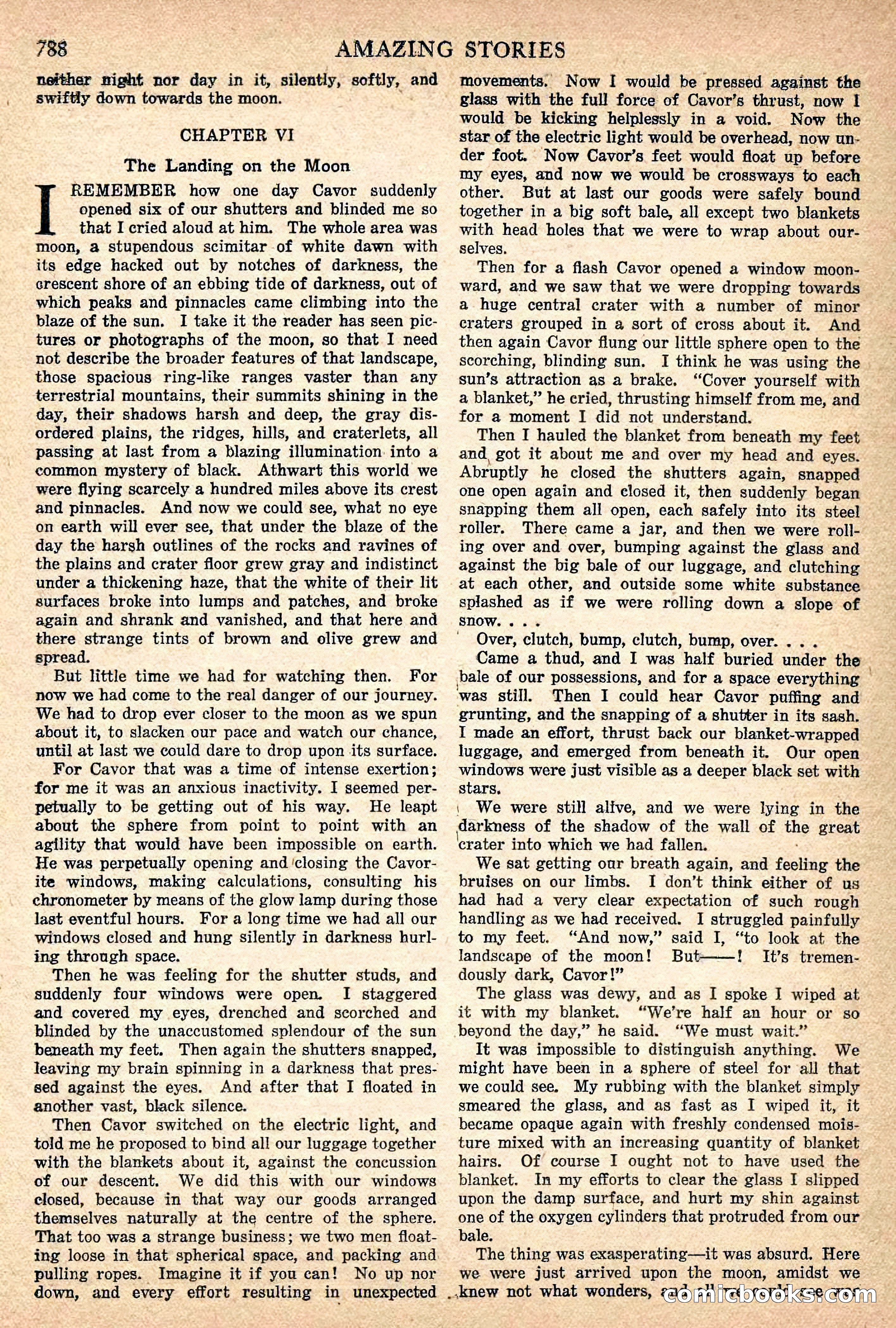 The First Men in the Moon by H.G. Wells — page 15 of 69