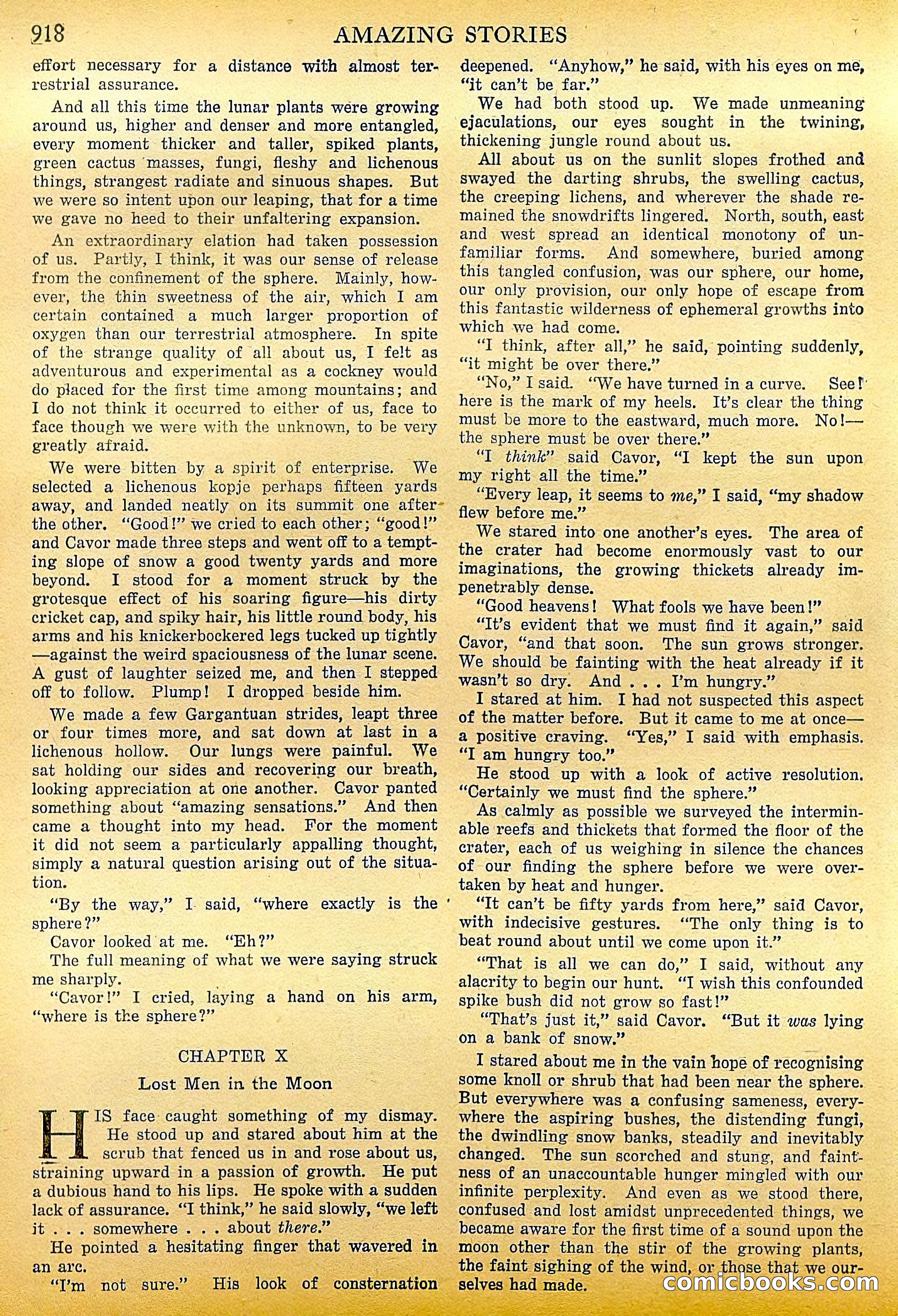 The First Men in the Moon by H.G. Wells — page 23 of 69