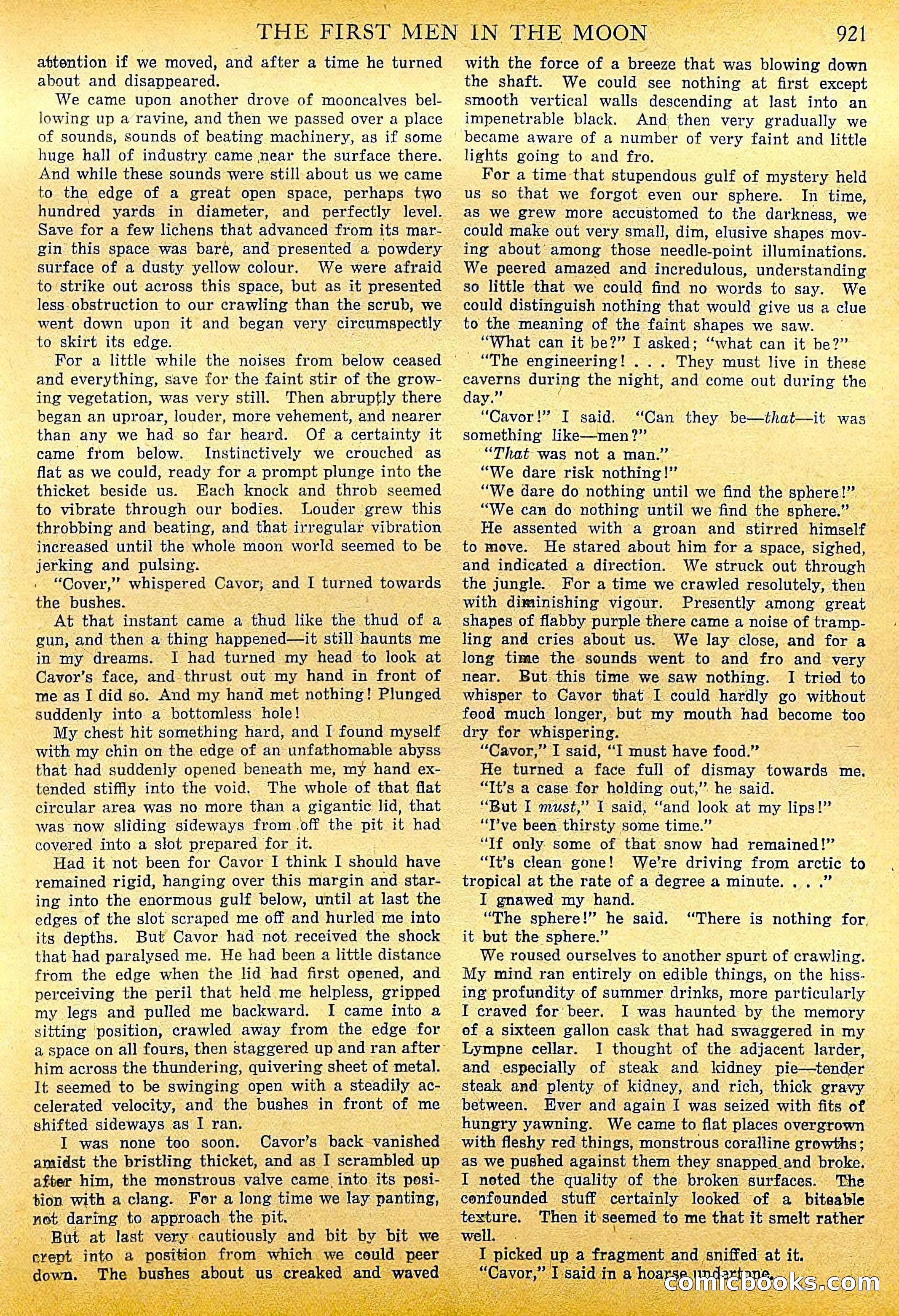 The First Men in the Moon by H.G. Wells — page 26 of 69