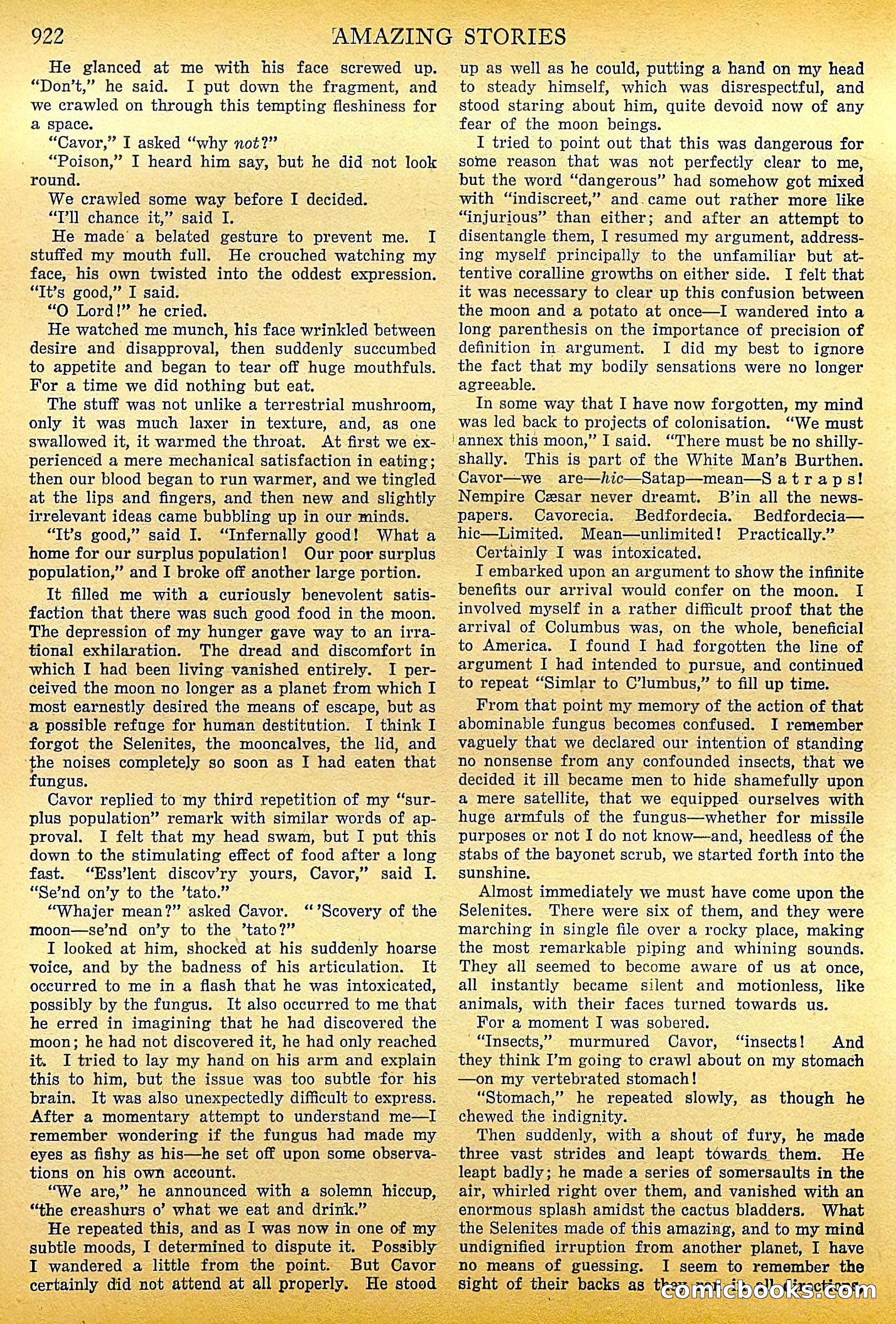 The First Men in the Moon by H.G. Wells — page 27 of 69