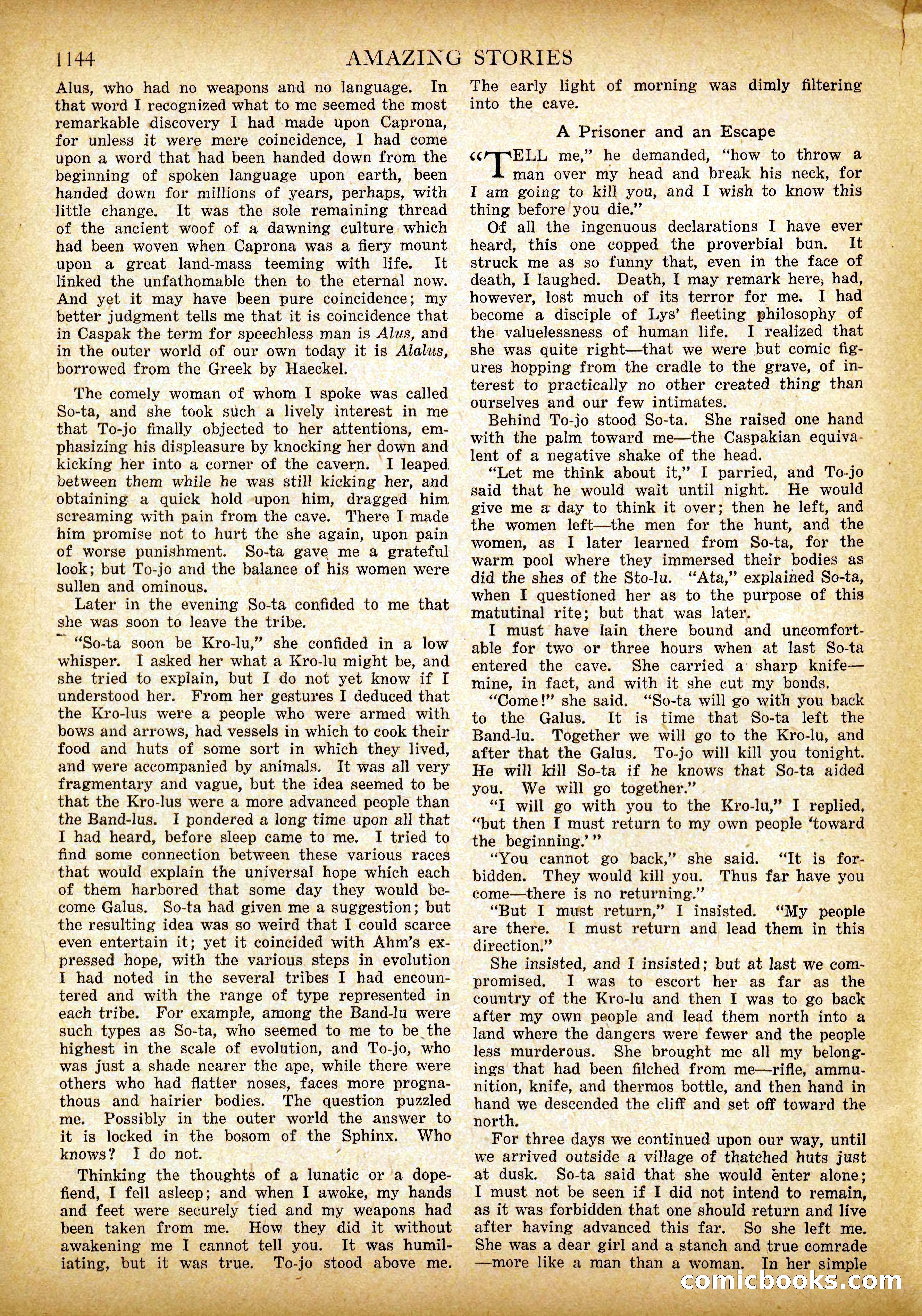 The Land That Time Forgot by Edgar Rice Burroughs — page 33 of 104