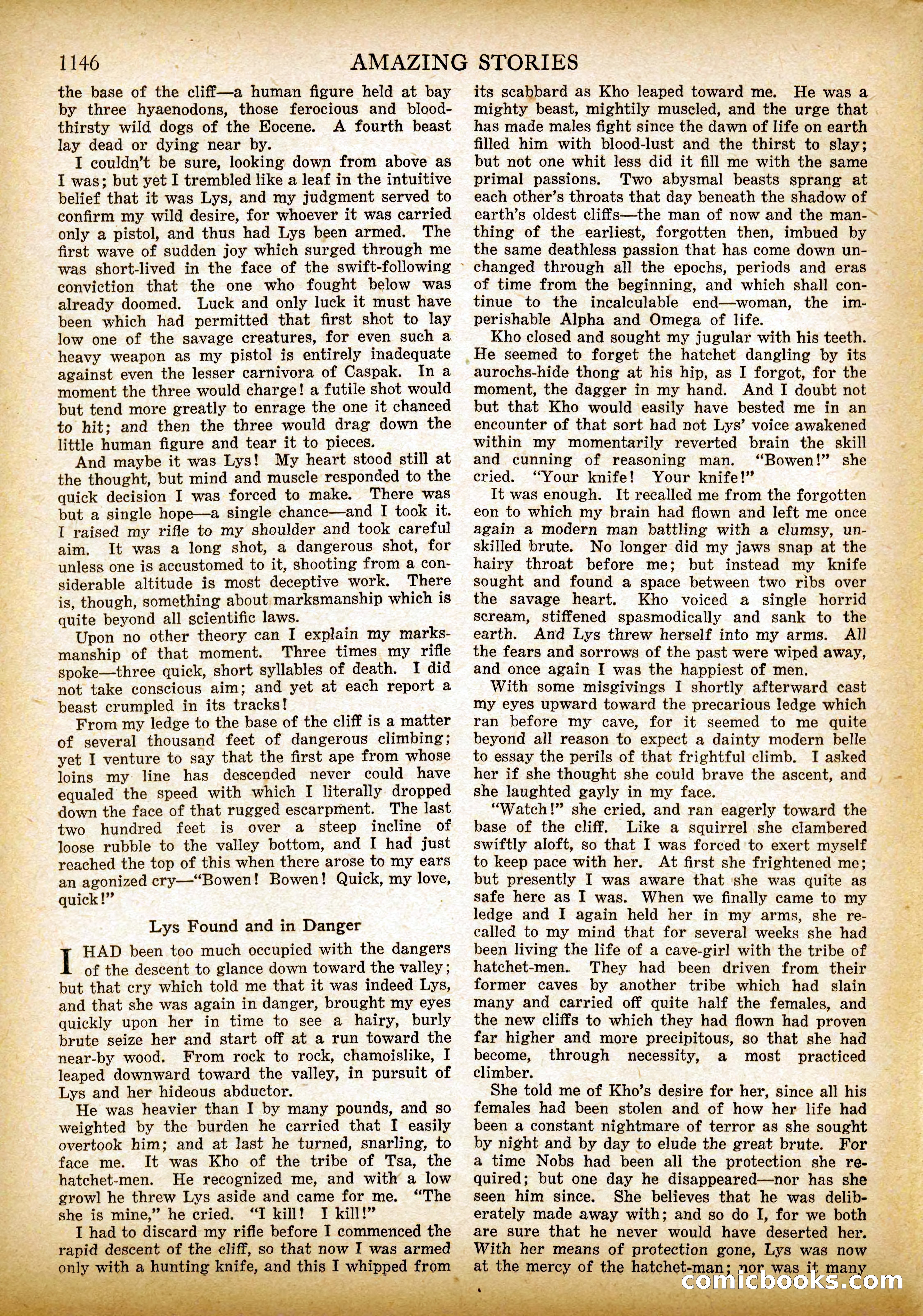 The Land That Time Forgot by Edgar Rice Burroughs — page 35 of 104