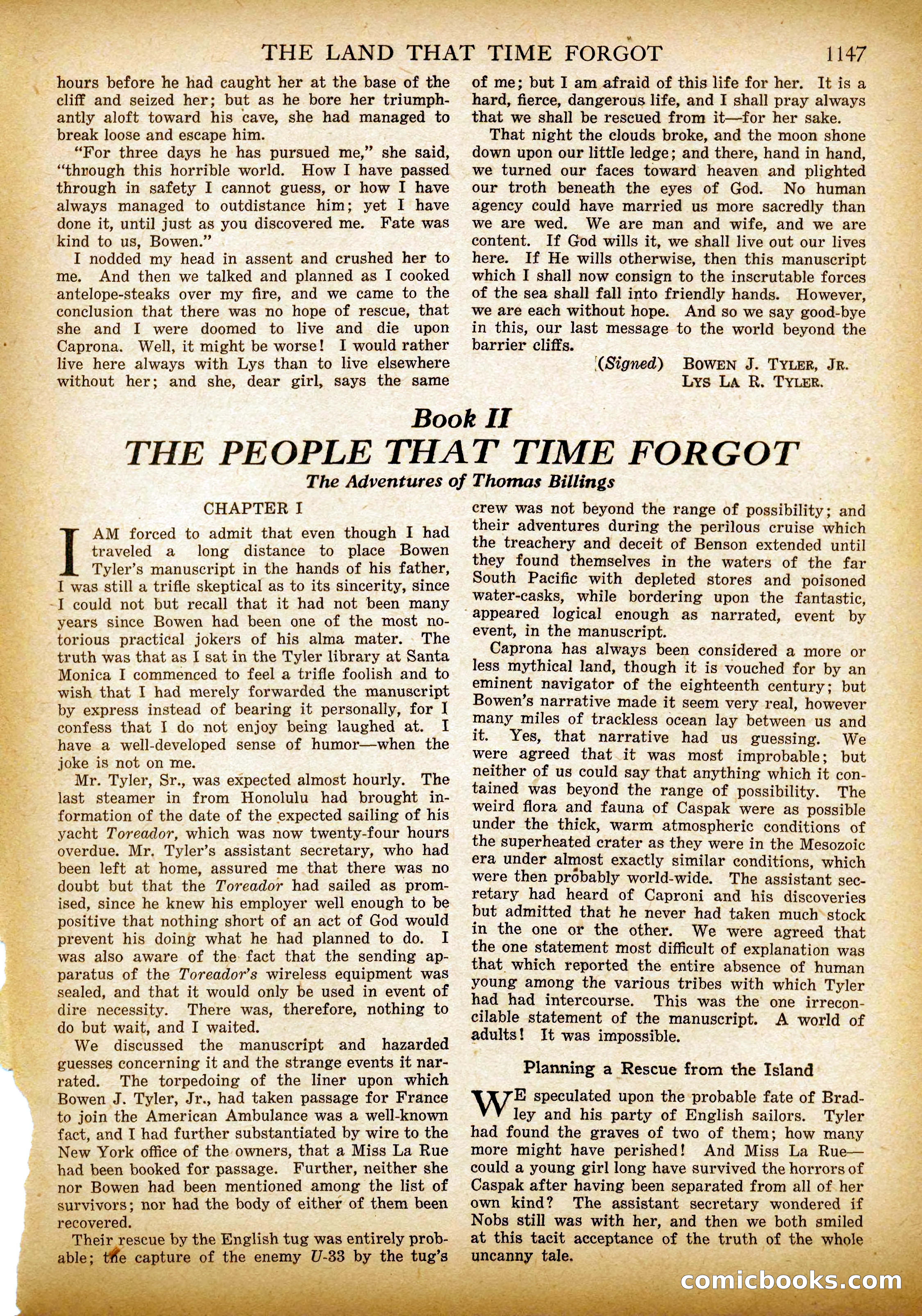 The Land That Time Forgot by Edgar Rice Burroughs — page 36 of 104