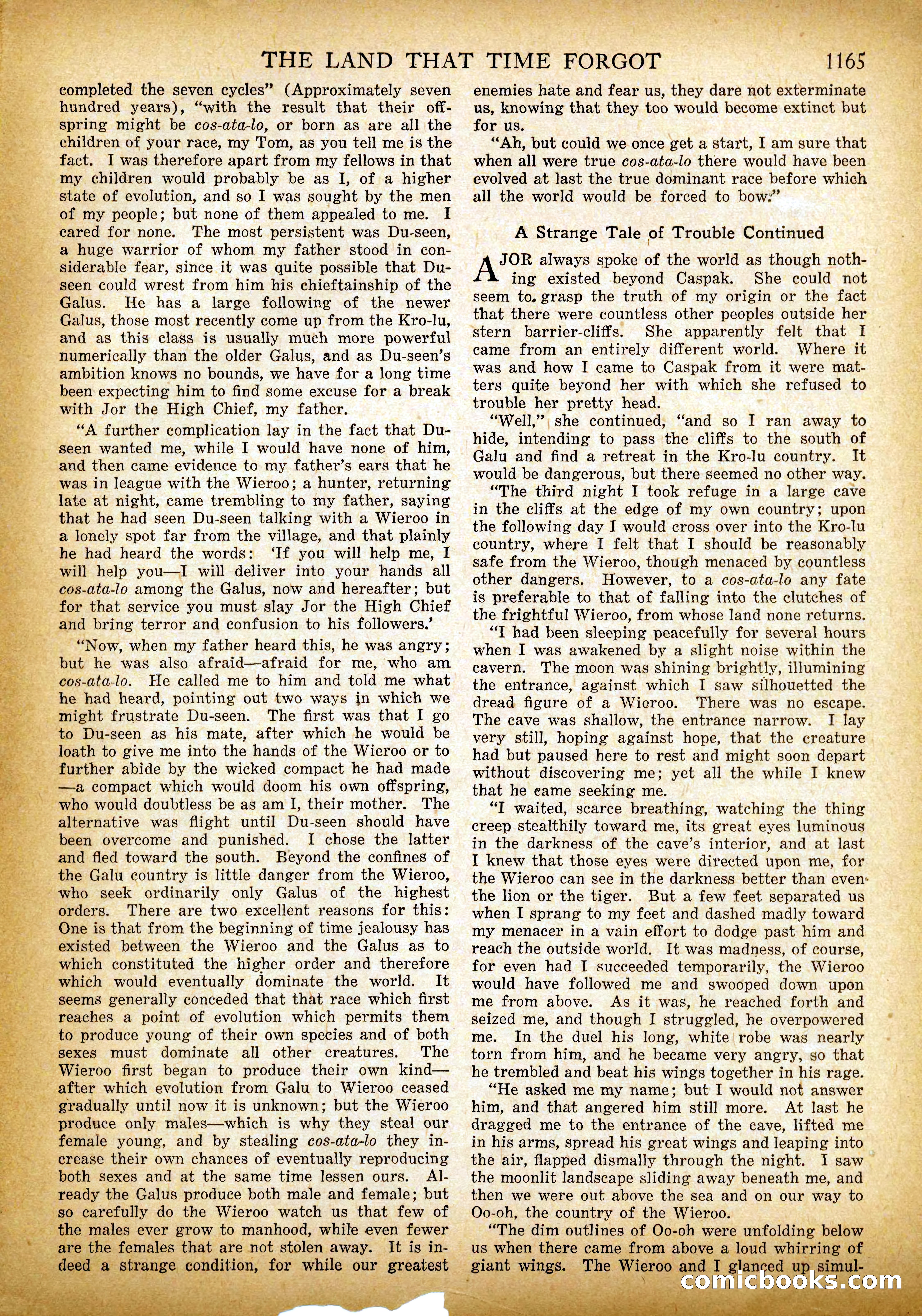 The Land That Time Forgot by Edgar Rice Burroughs — page 54 of 104
