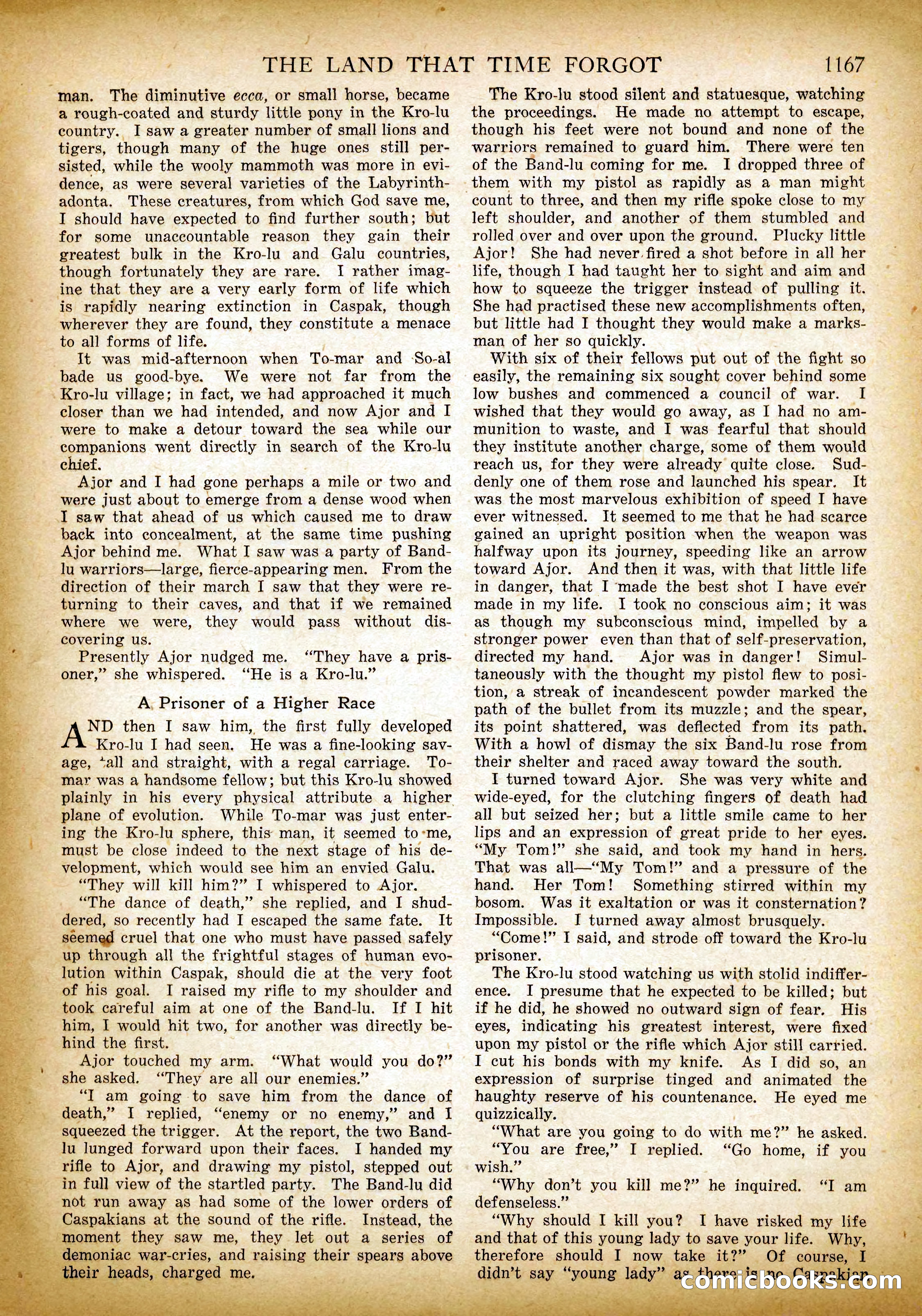 The Land That Time Forgot by Edgar Rice Burroughs — page 56 of 104