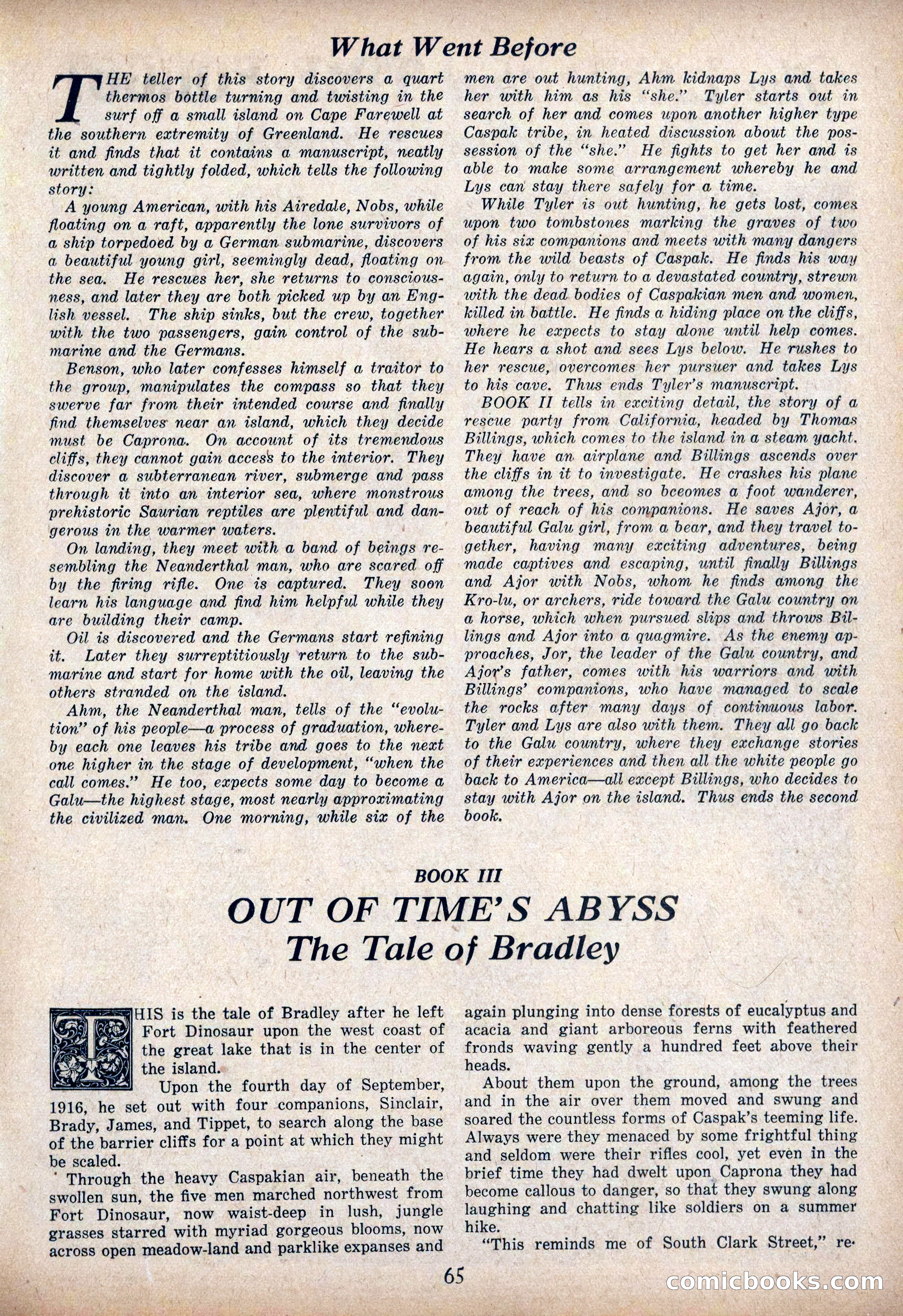 The Land That Time Forgot by Edgar Rice Burroughs — page 71 of 104