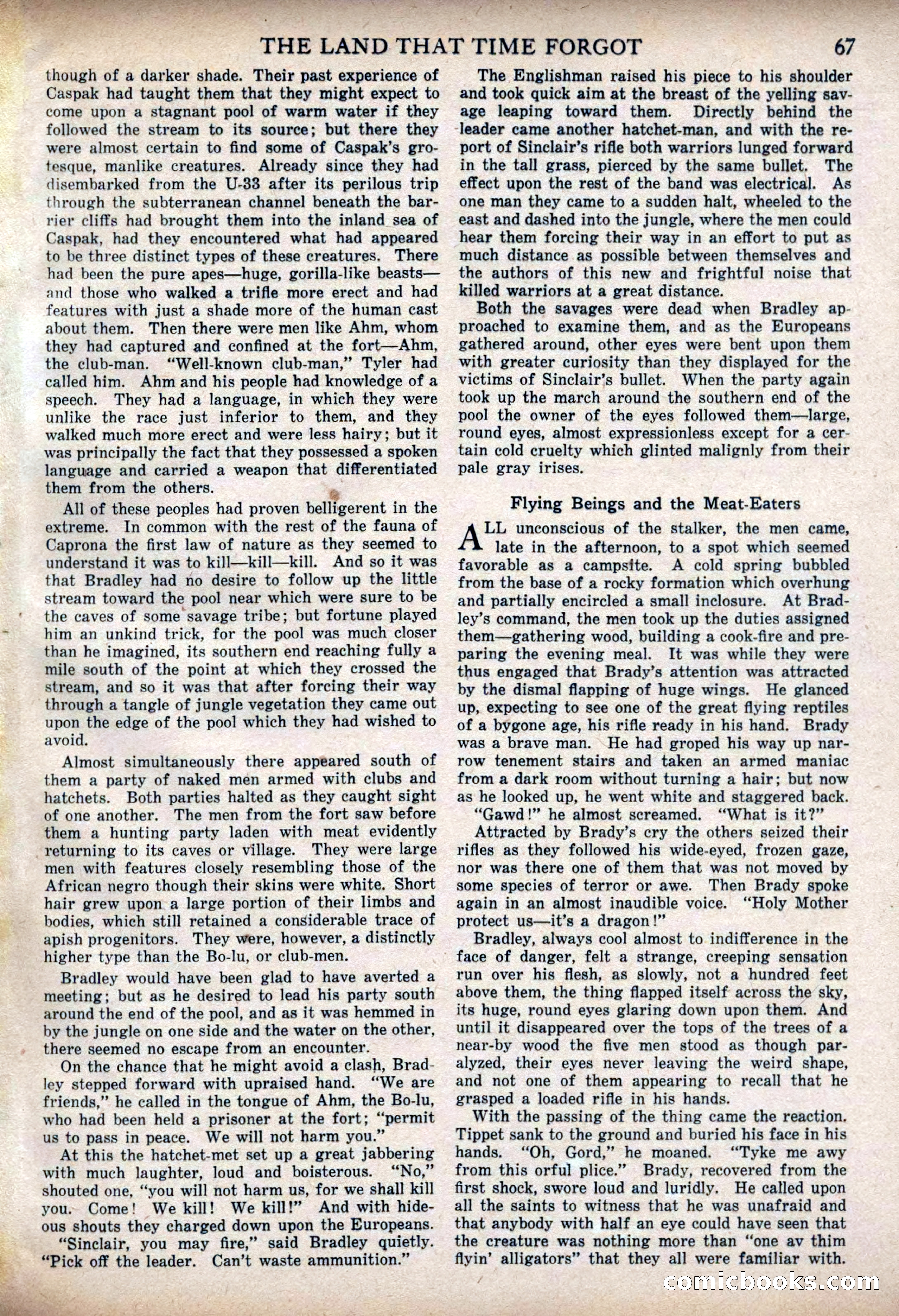 The Land That Time Forgot by Edgar Rice Burroughs — page 73 of 104