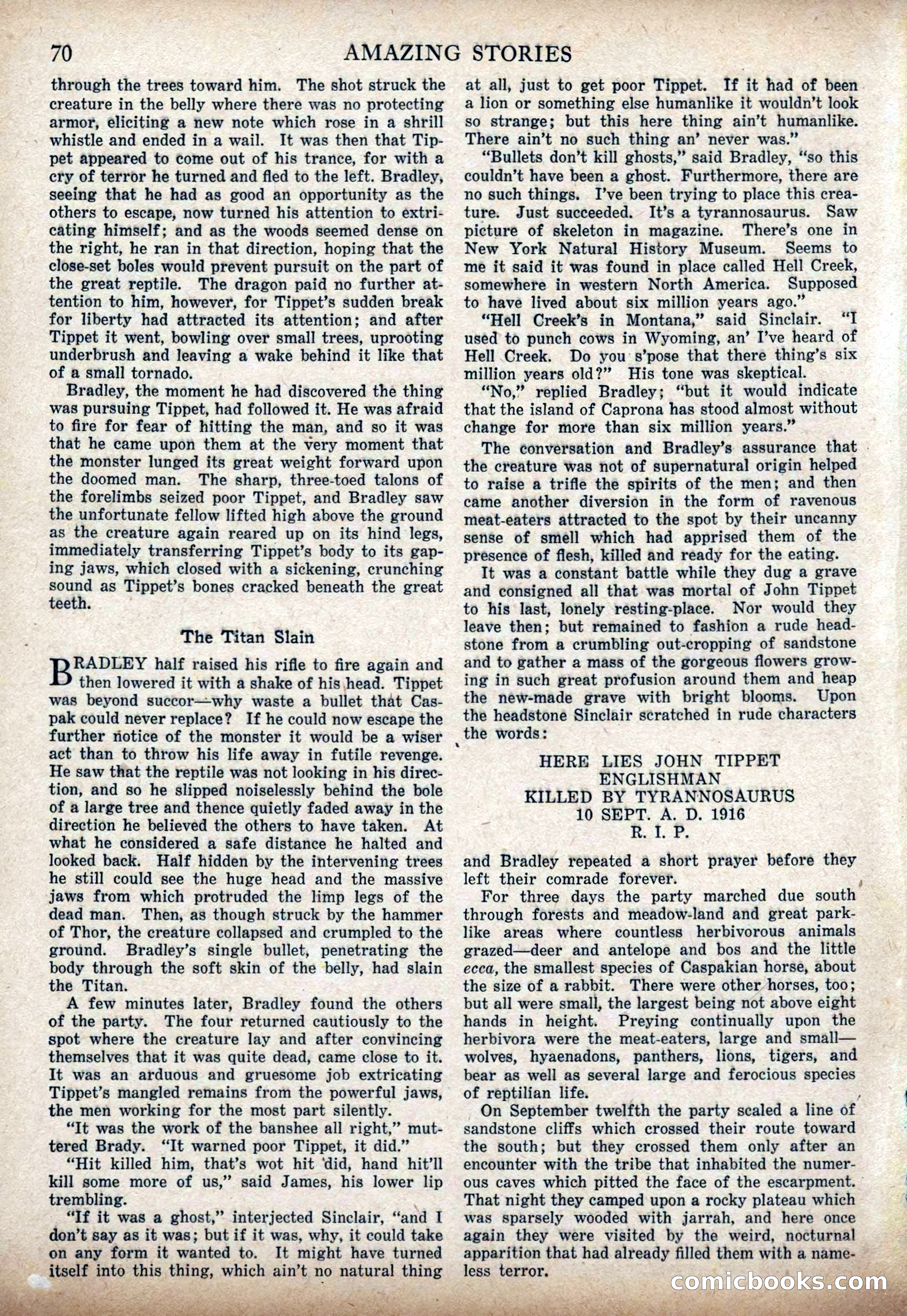 The Land That Time Forgot by Edgar Rice Burroughs — page 76 of 104