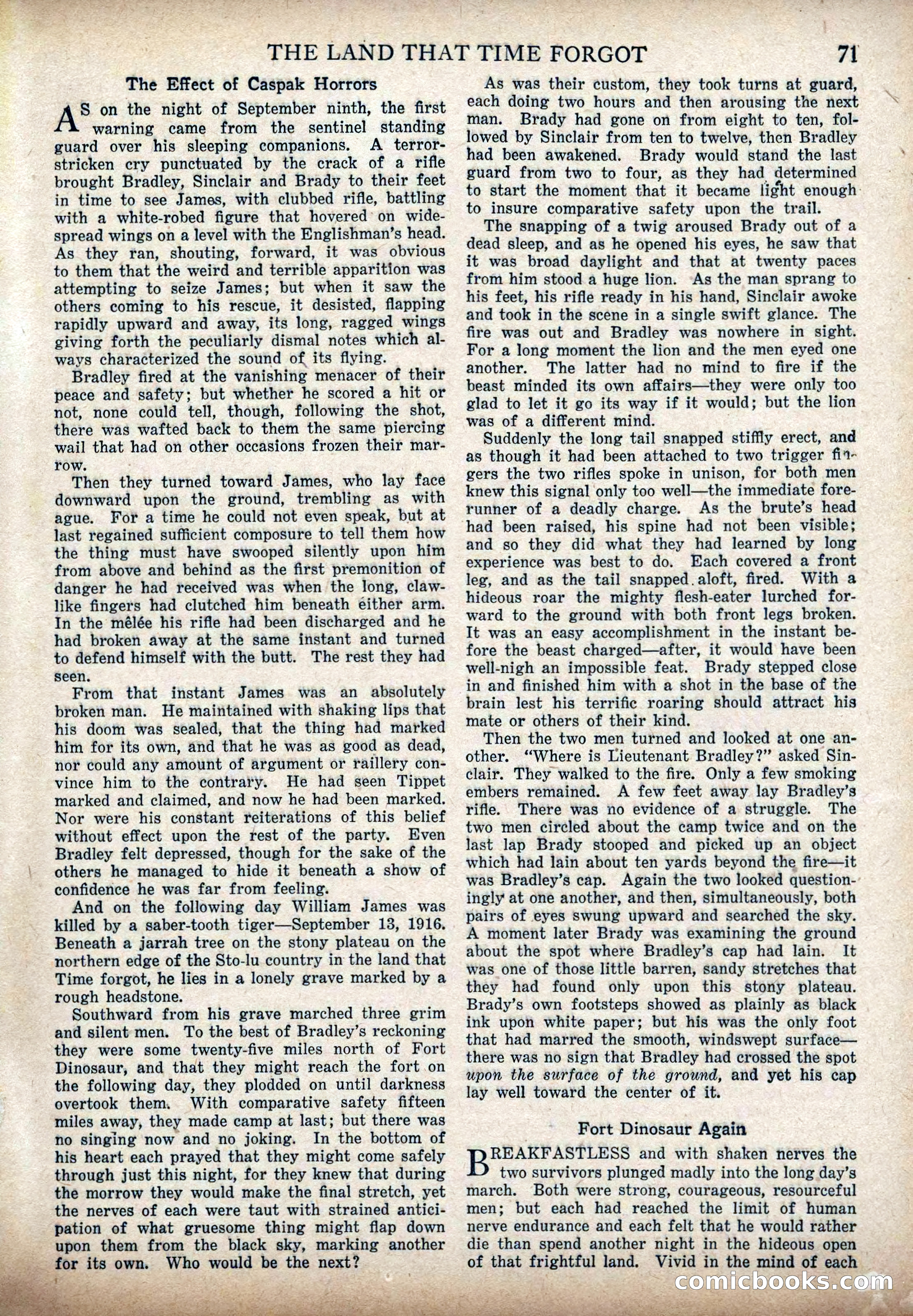 The Land That Time Forgot by Edgar Rice Burroughs — page 77 of 104