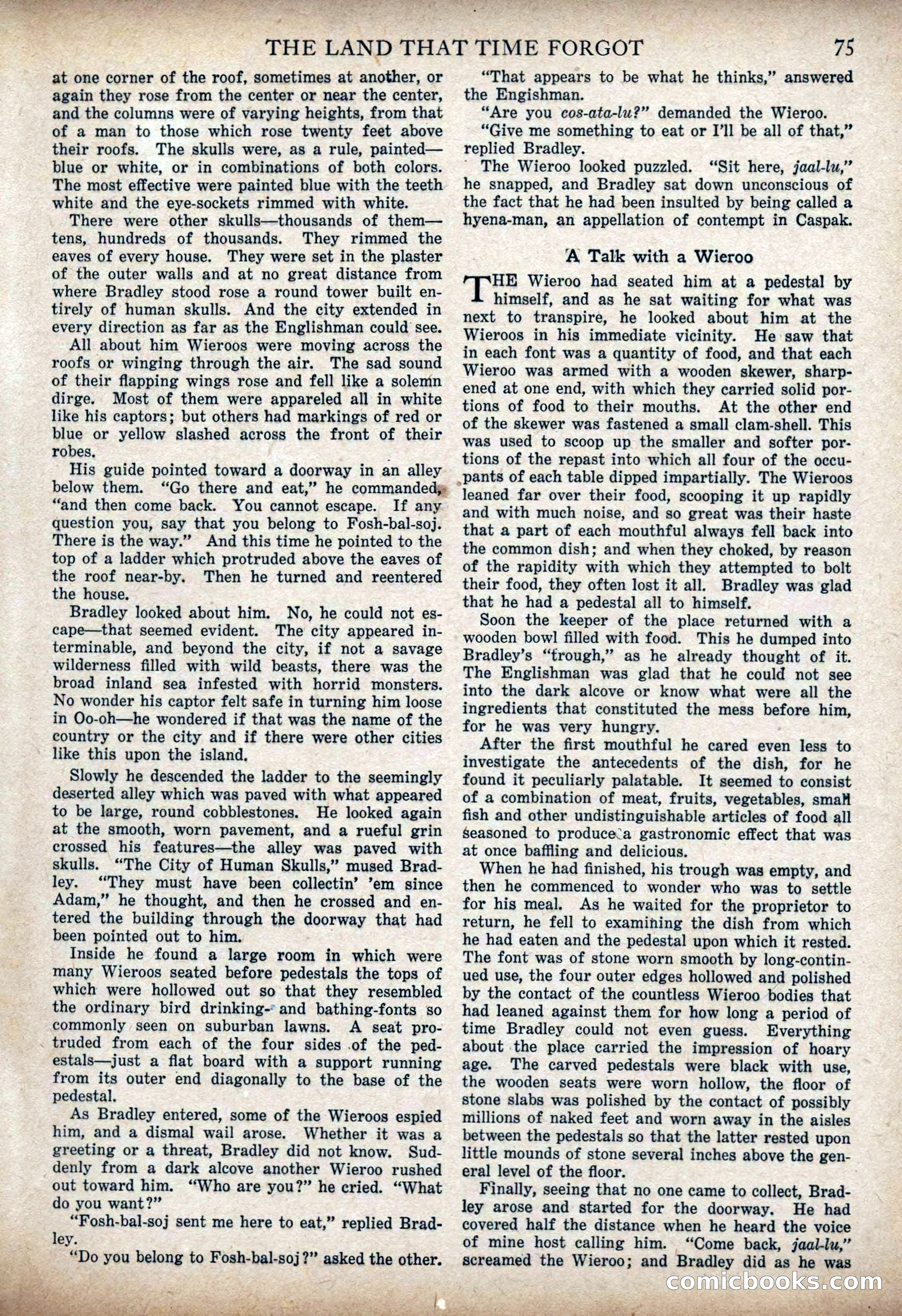 The Land That Time Forgot by Edgar Rice Burroughs — page 81 of 104